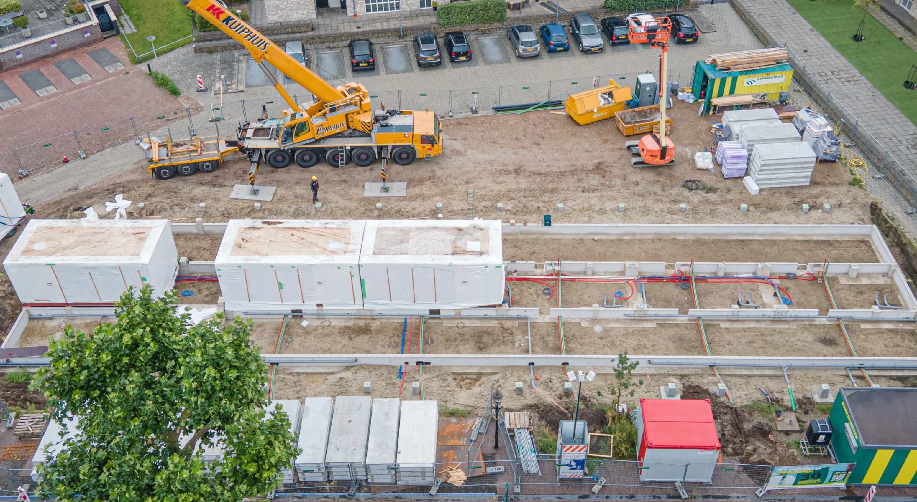 de lange school eerste montage klant en klare units 2 van 2