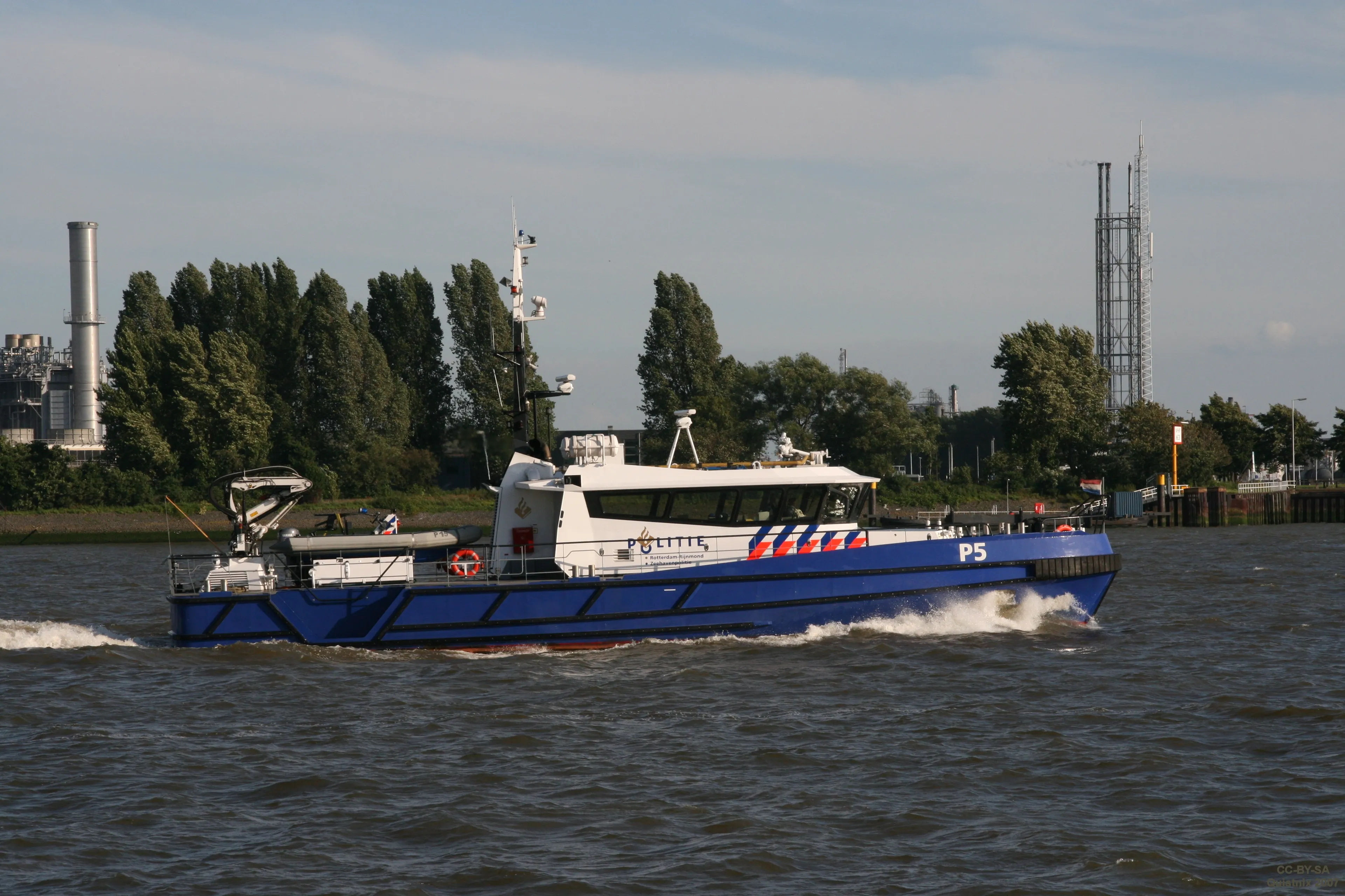 politieboot p5 rotterdam