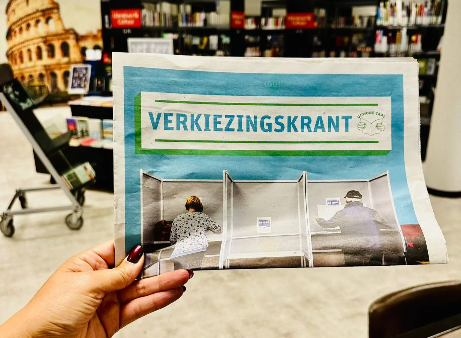 Foto verkiezingen Bibliocenter-1