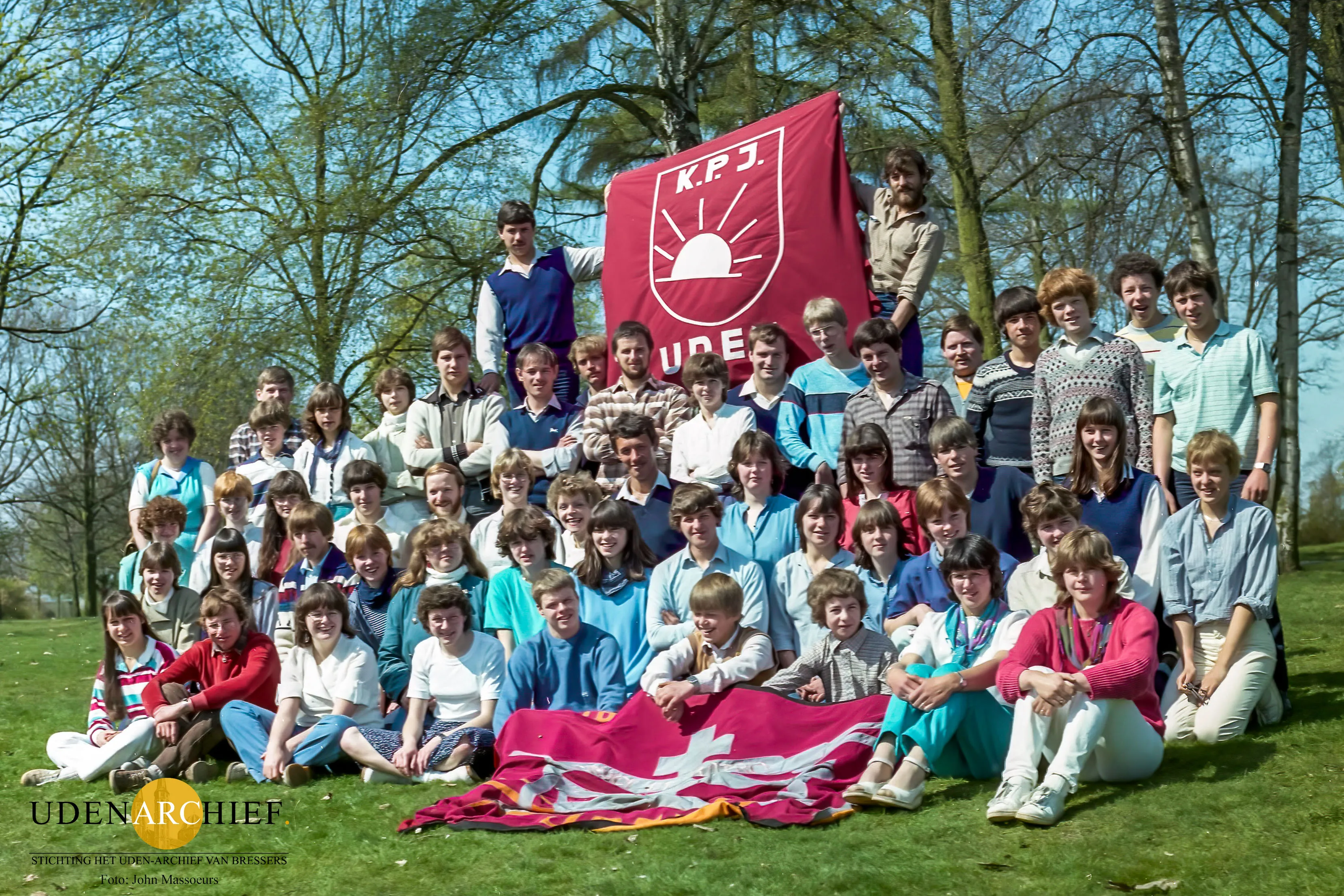 zestigjarig jubileum kpj afdeling uden op 17 04 1982 met logo