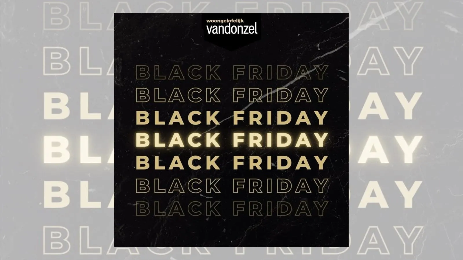 woongelofelijk van donzel black friday
