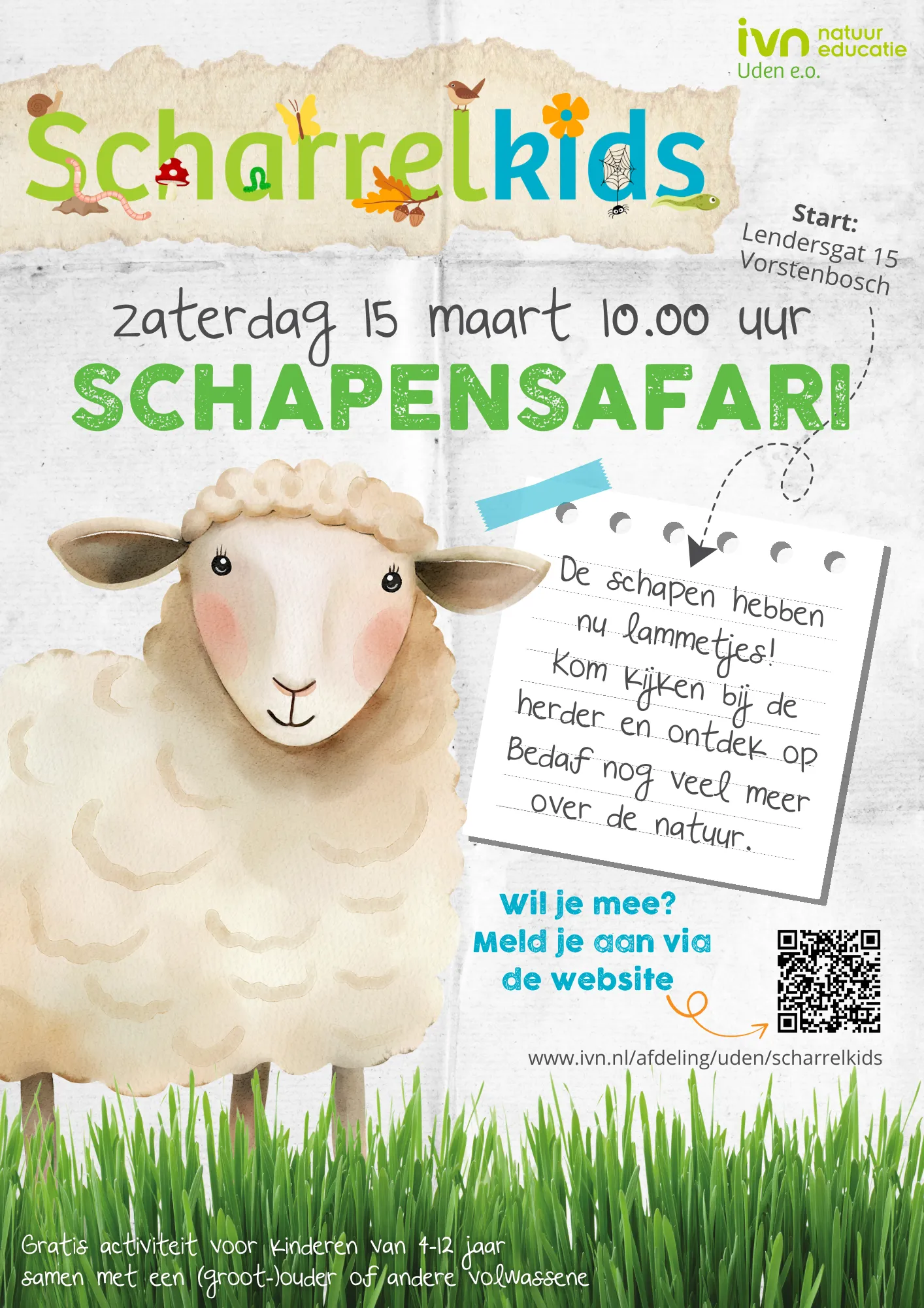 poster scharrelkids schapensafari 15 3 2025 1