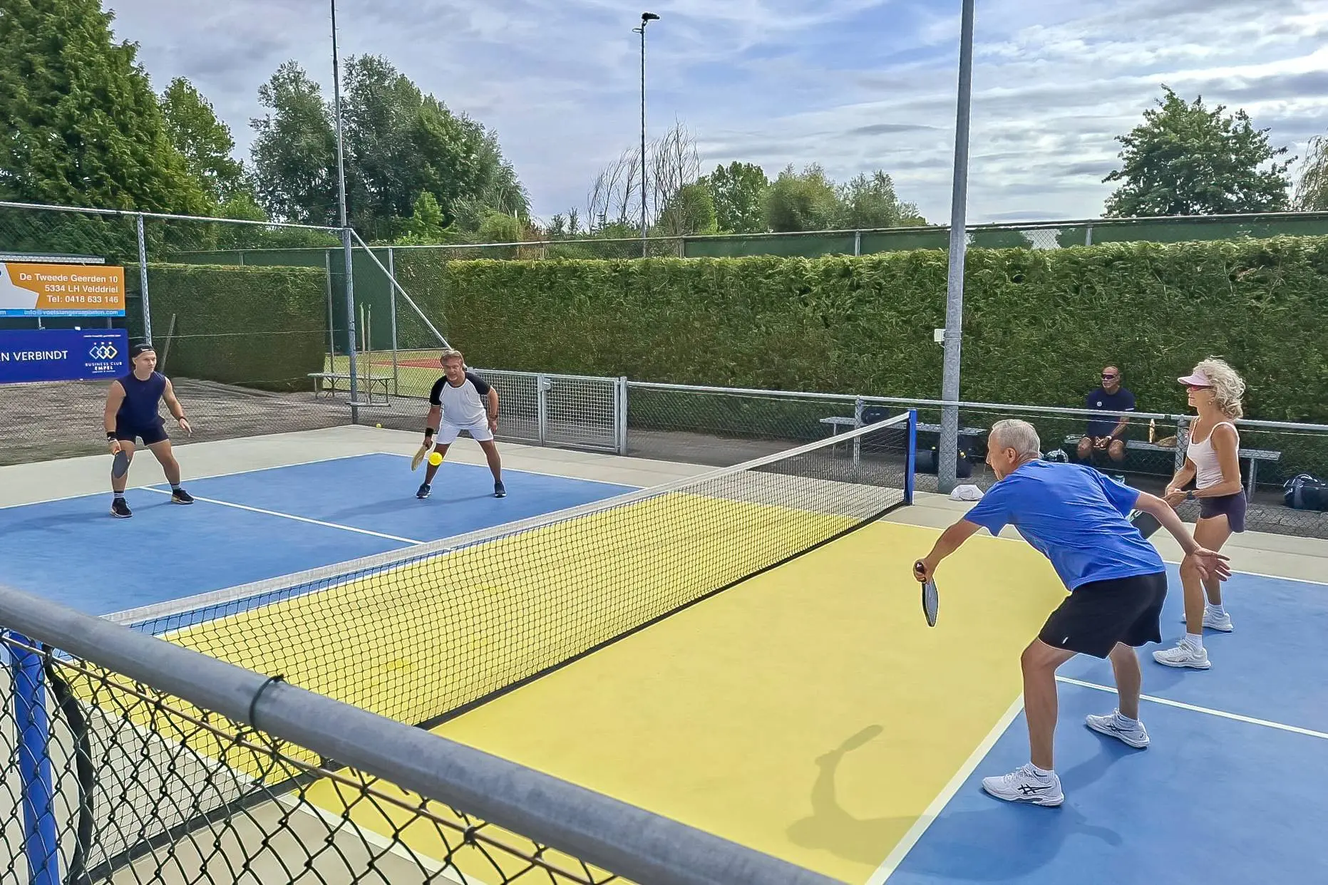 Pickleball wint aan populariteit (foto Dennis Lash ©)