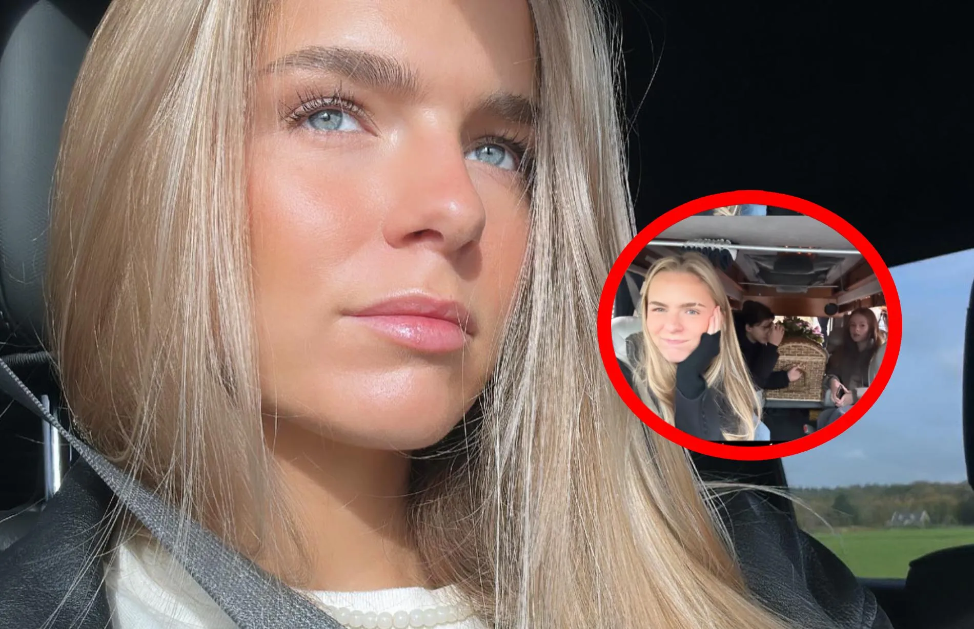 lies zhara deelt ongepaste fotos van begrafenis