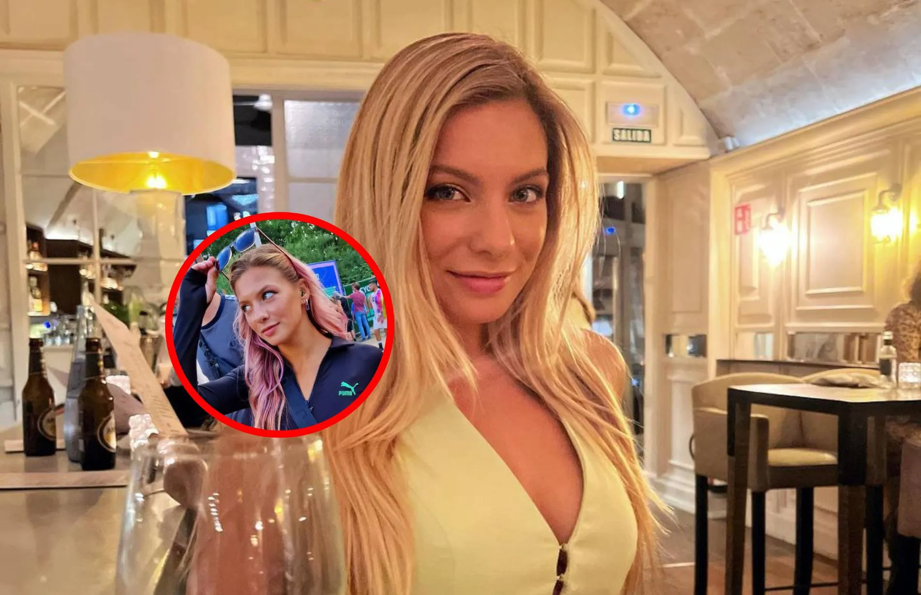 amber delil schaars gekleed