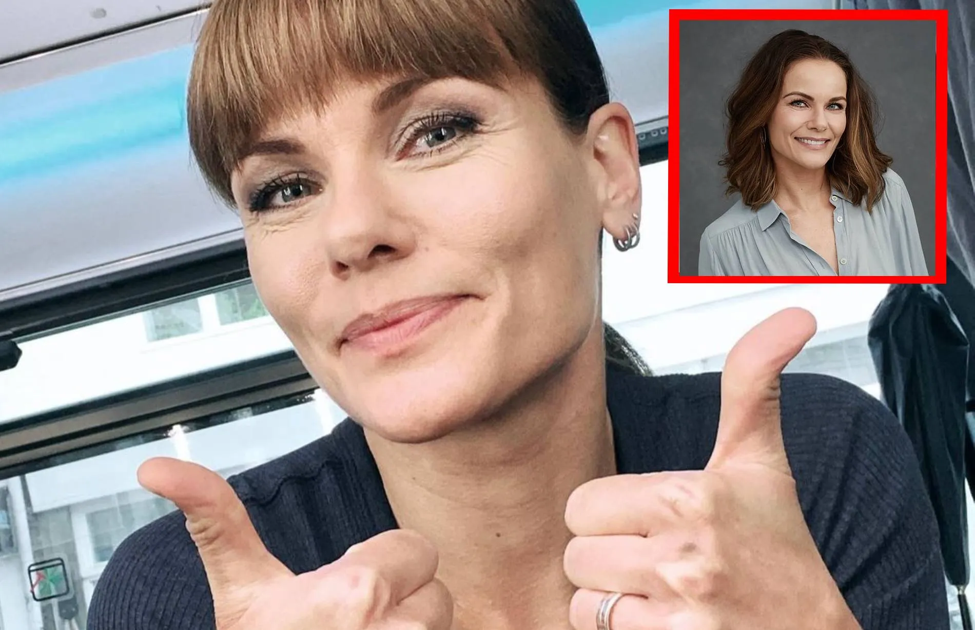 angela schijf levert een verkeerde pasfoto aan