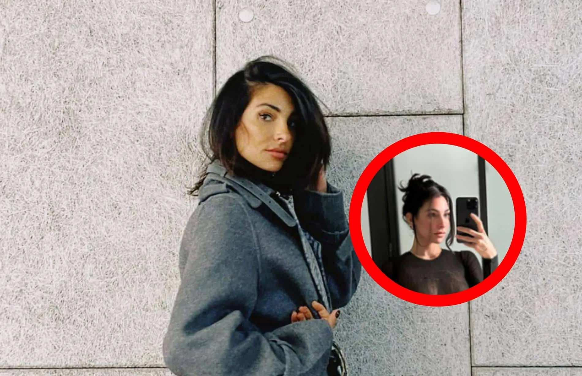 anna nooshin in wel heel erg doorschijnend shirtje 1