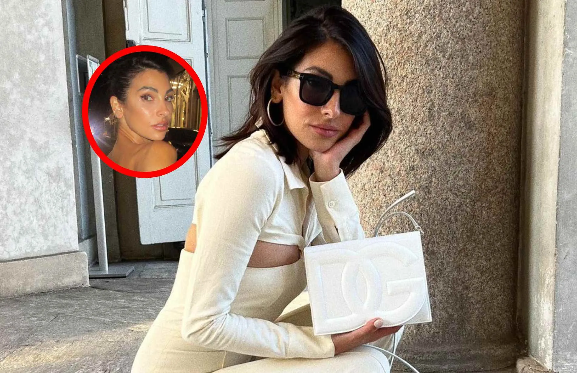 anna nooshin scheert zich op rare plek
