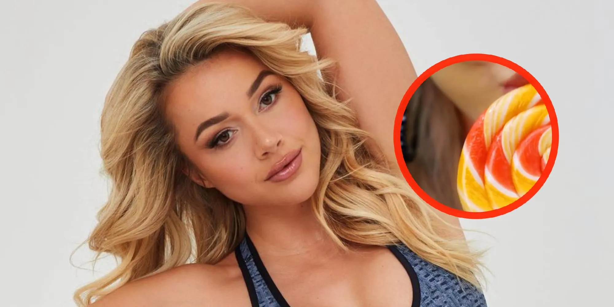 brutale emma heesters likt aan flinke lolly in veelbesproken video