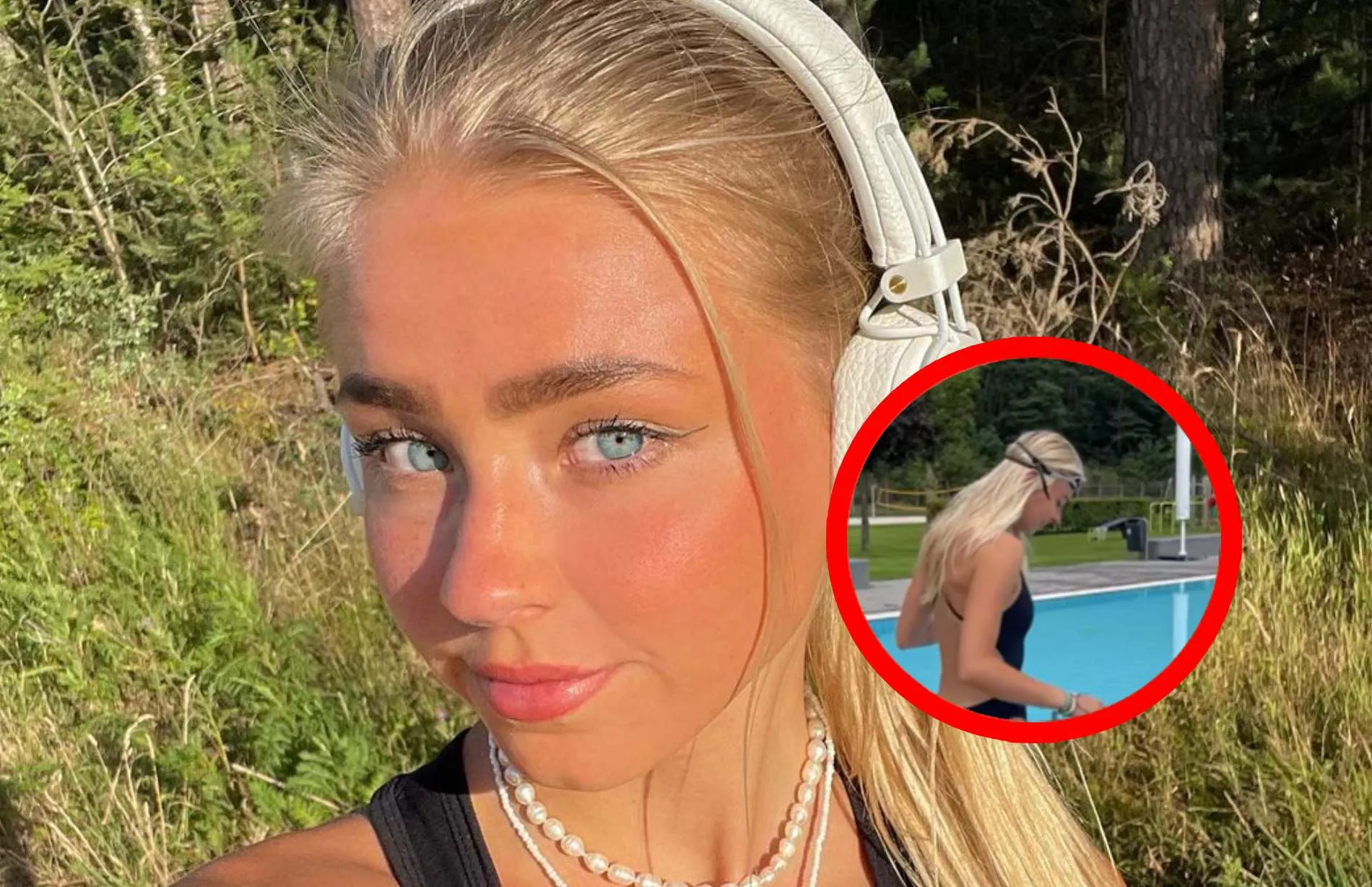 danique hosmar heeft lichaam in klein badpakje gepropt