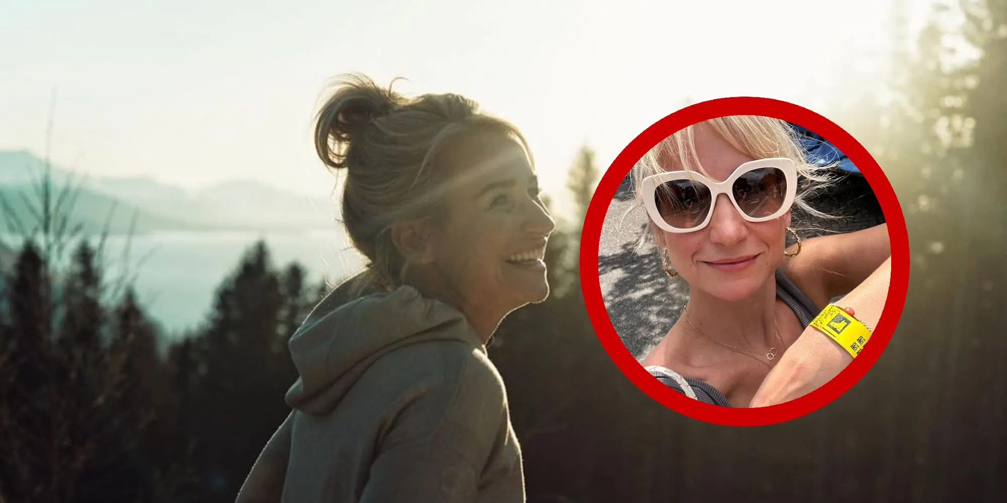 dionne stax deelt foto van zeer belangrijk dun bandje om haar lijf