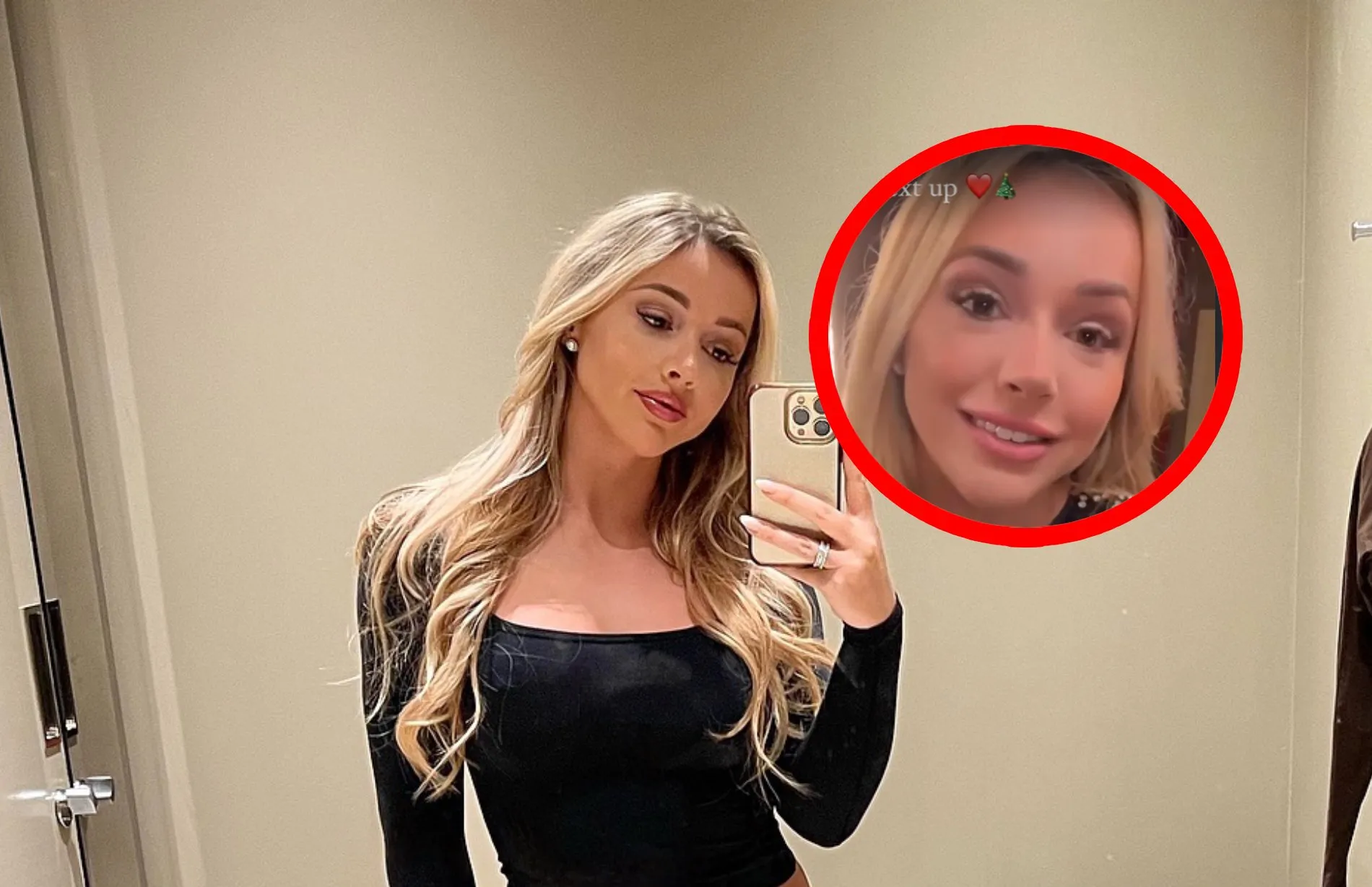 emma heesters neemt kerstvideo op met boze kerstman 1