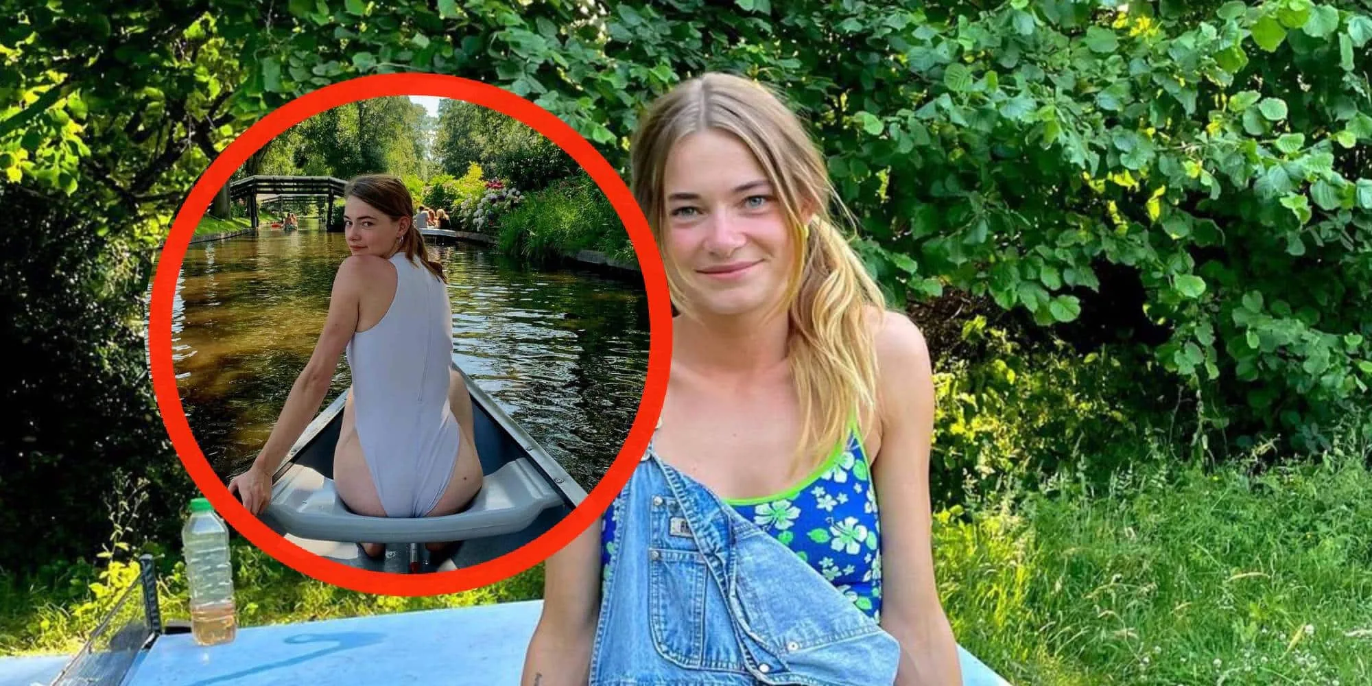 emma wortelboer topje drijft weg foto