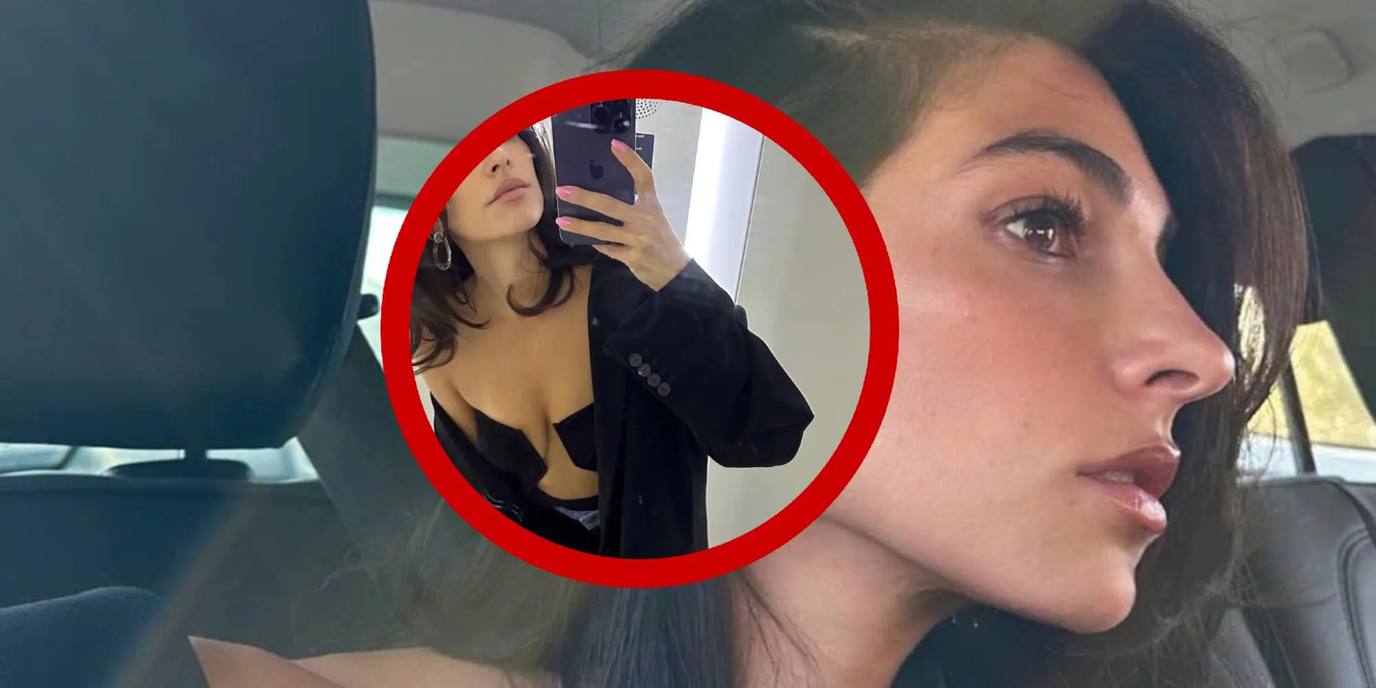 foto anna nooshin verbaast volgers met meest riskante topje ooit