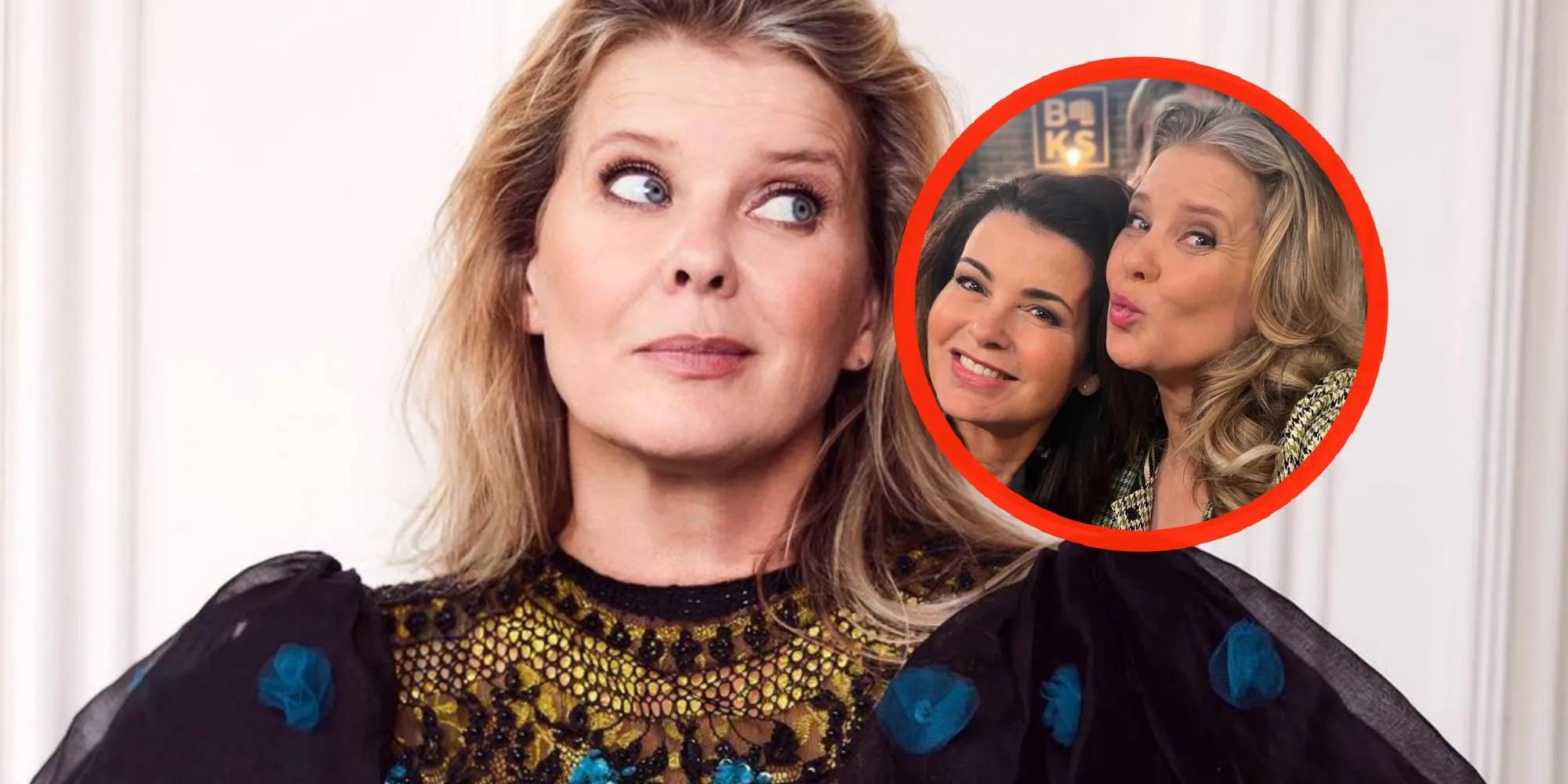 foto babette van veen heeft intiem onderonsje achter de schermen met gtst collega