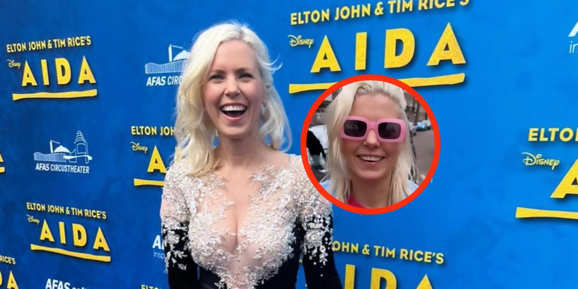 foto bettina holwerda heeft verdachte vlekjes op haar broek