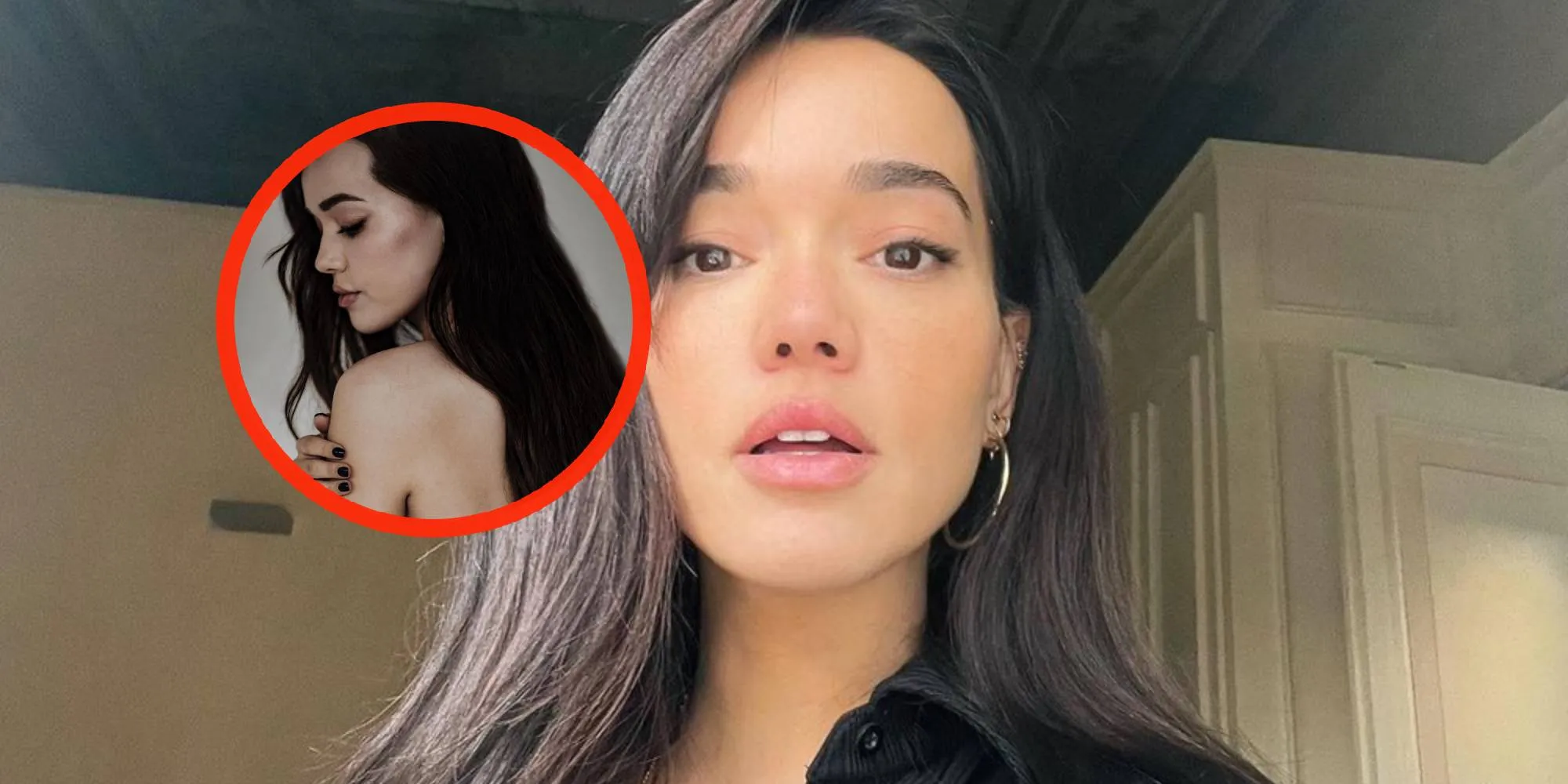 foto bibi breijman smeert haar hele lijf in met plakkerig goedje