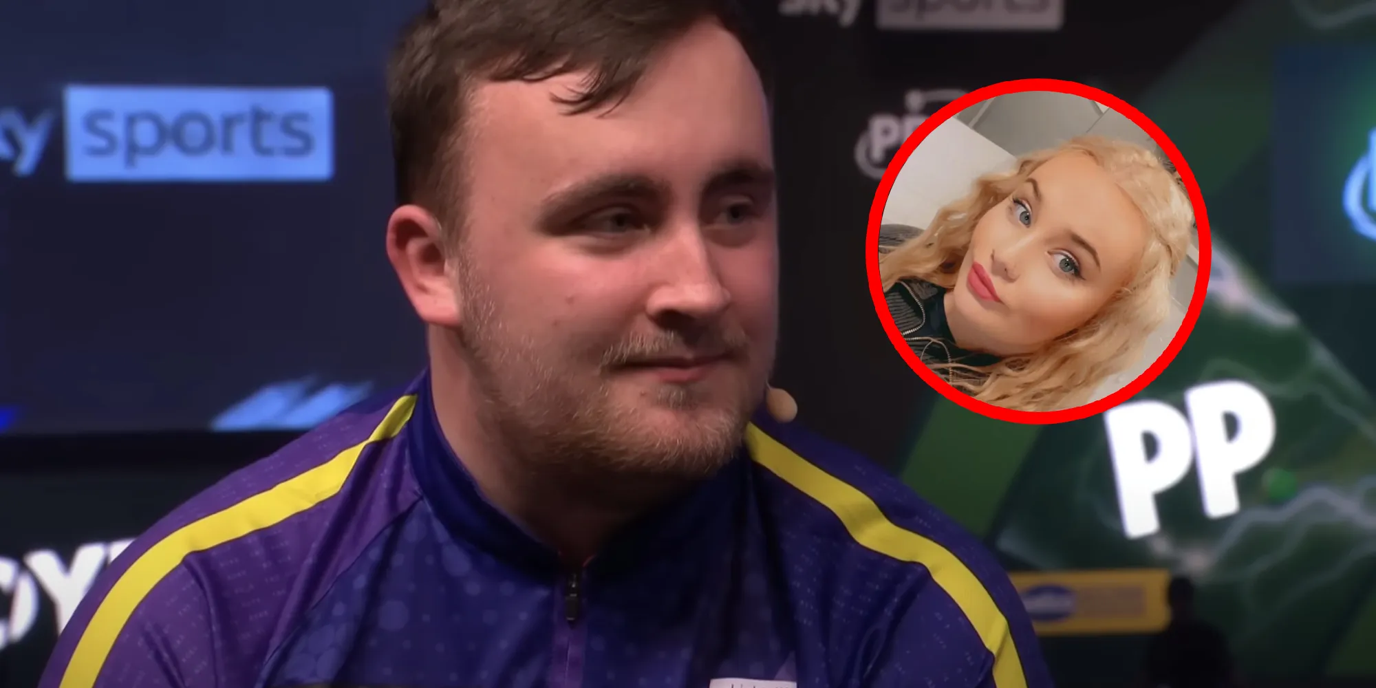 foto darts wonderkind luke littler 16 heeft veel oudere vriendin