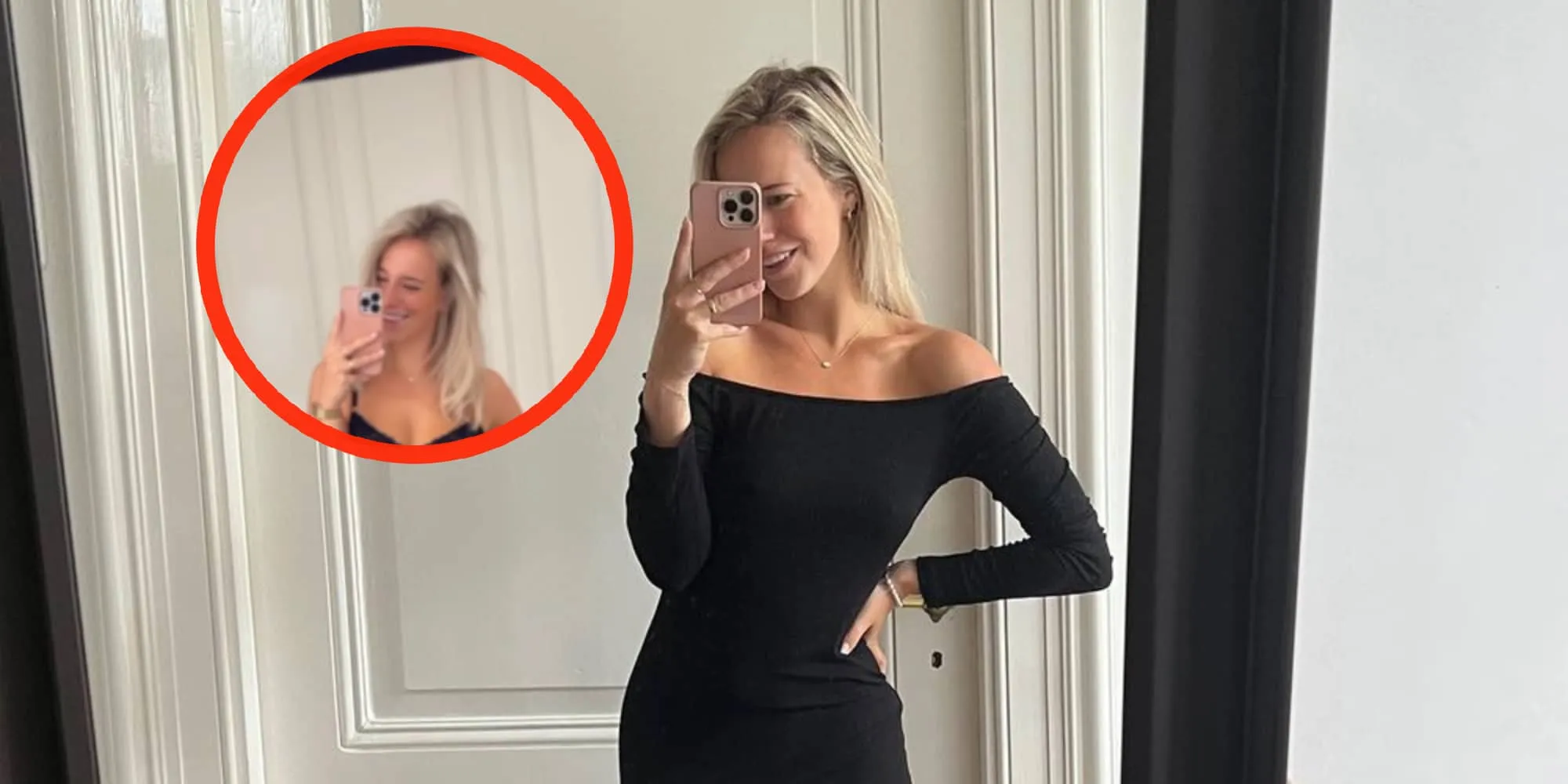 foto dee van der zeeuw geeft showtje weg in haar nieuwste ondergoed