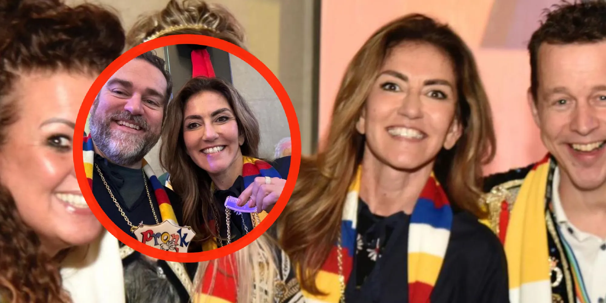 foto dilan yesilgoz laat zich verleiden tot wild carnavalsfeestje met klaas dijkhoff