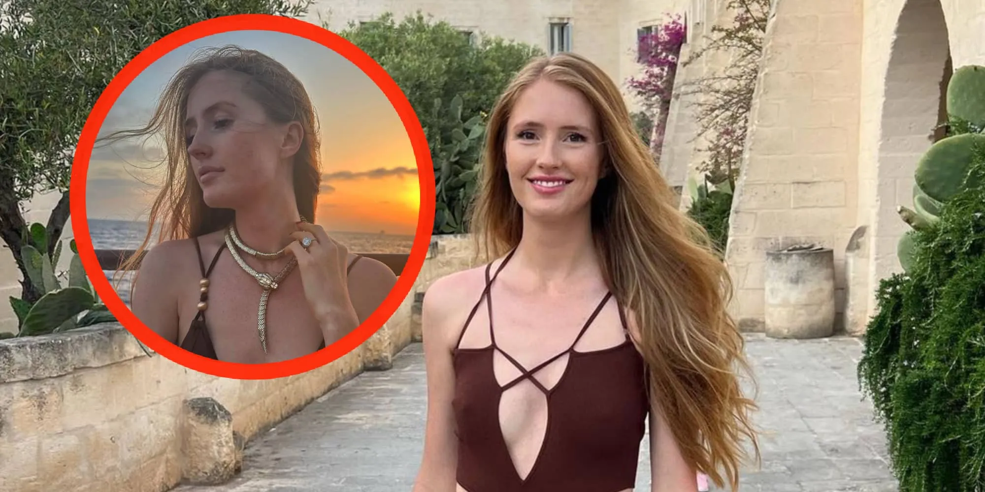 foto dj tiesto geniet van schaarsgeklede blondine tijdens zonsondergang