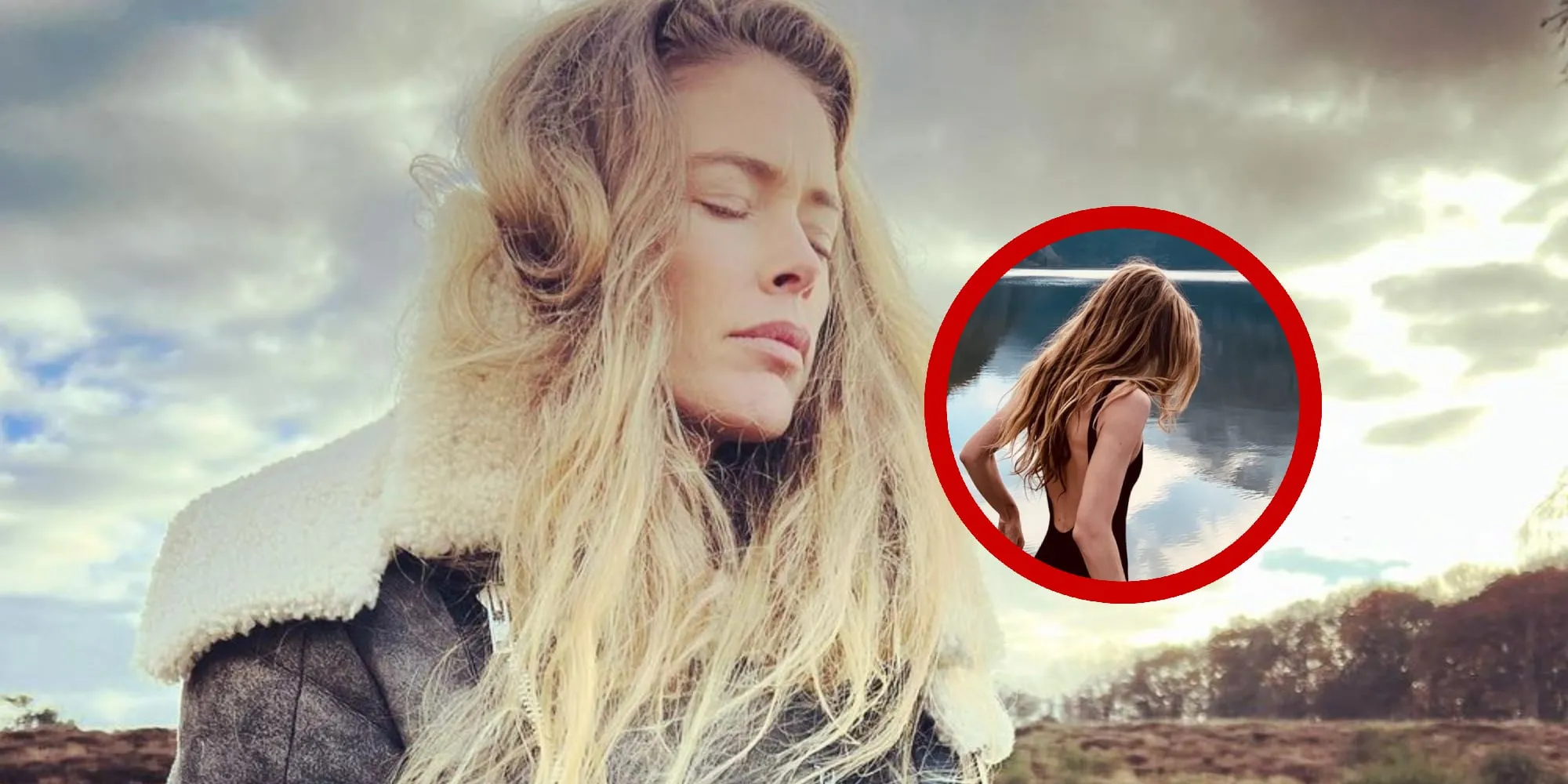 foto doutzen kroes neemt frisse duik in superstrak badpakje