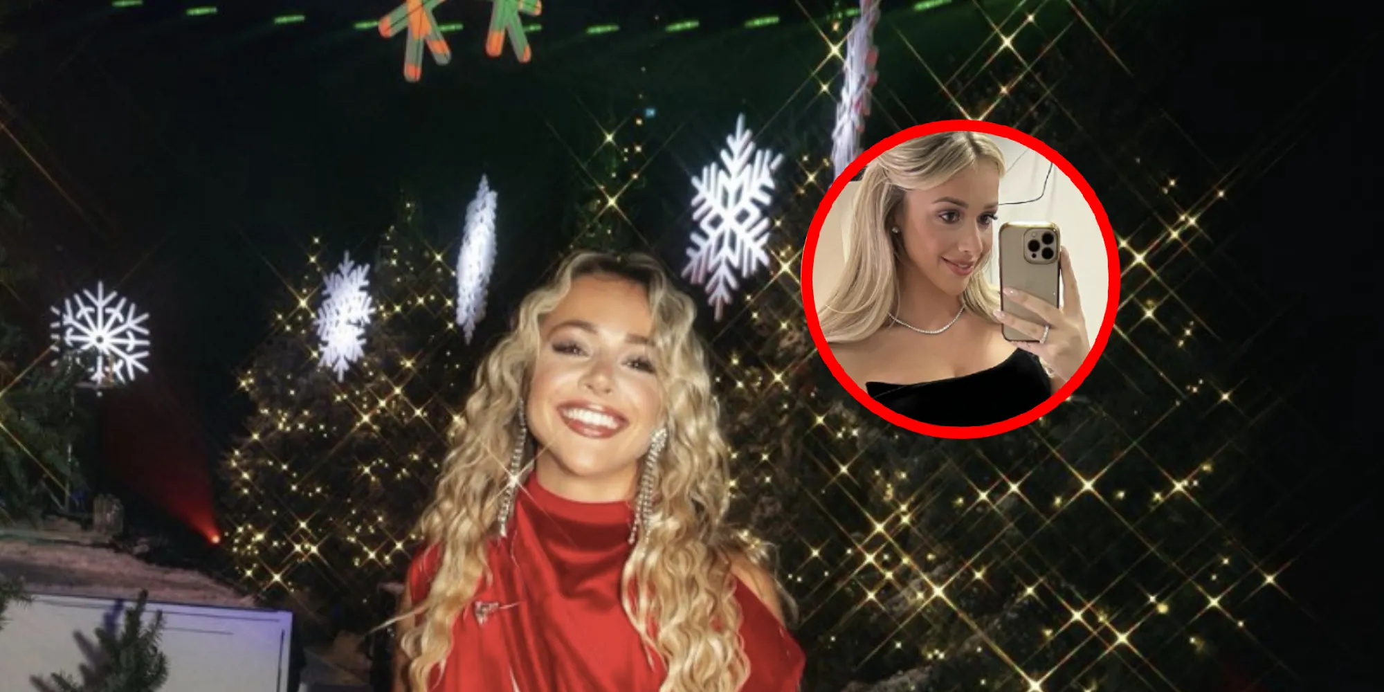 foto emma heesters laat publiek watertanden met aan onderkant gescheurde jurk