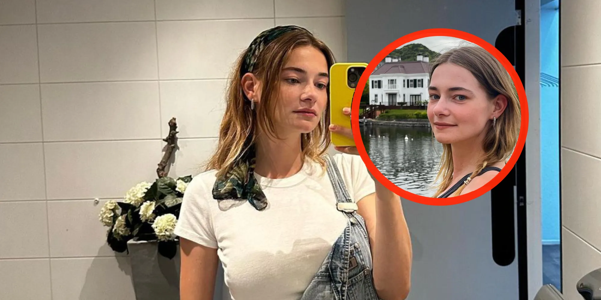 foto emma wortelboer ligt languit op bank in nachtkleding