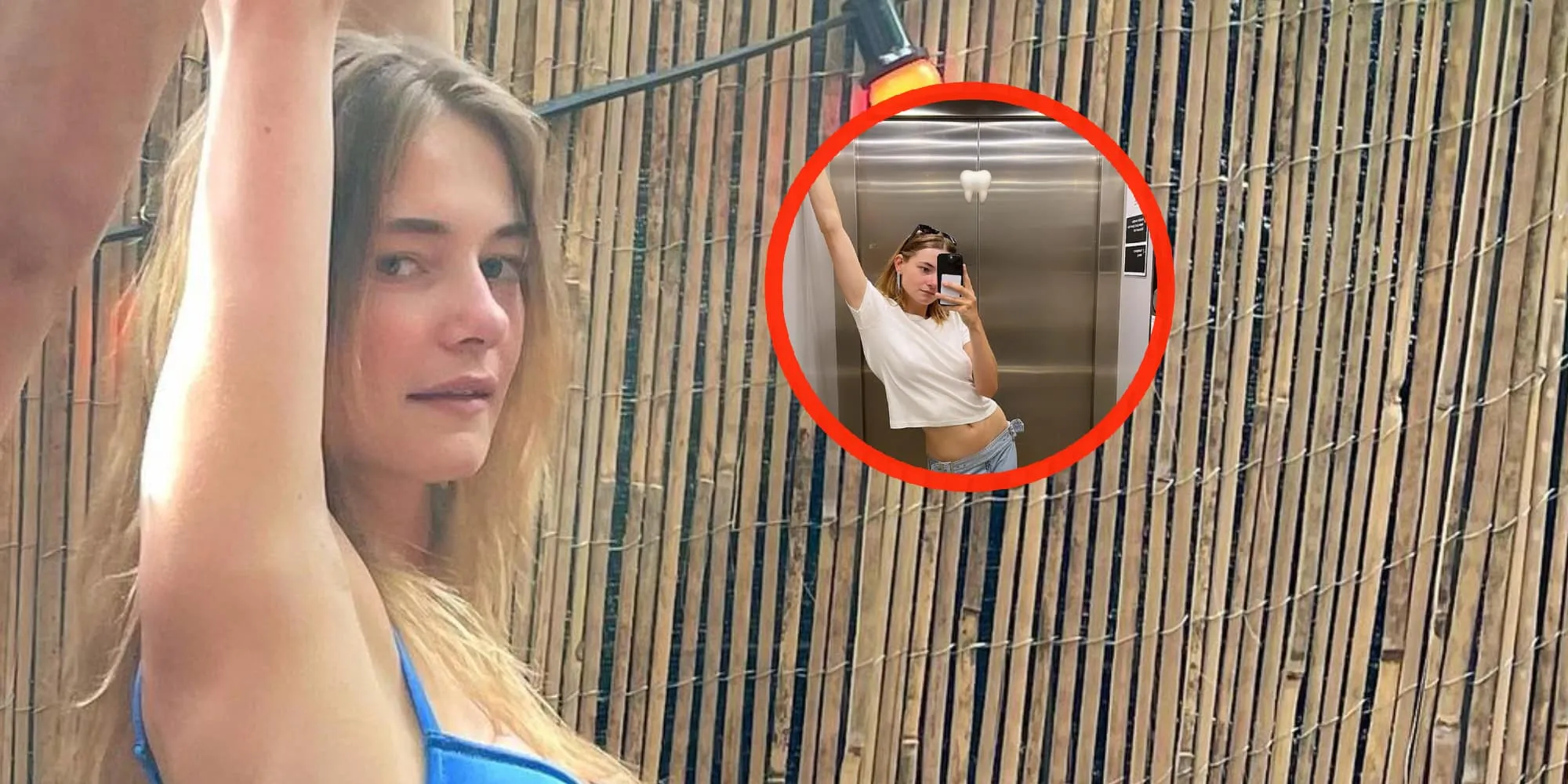 foto emma wortelboer schijnt dwars door dun t shirtje heen