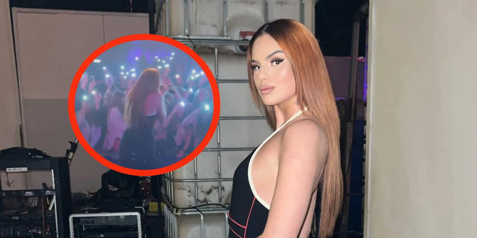 foto famke louise straalt na optreden in luchtige outfit