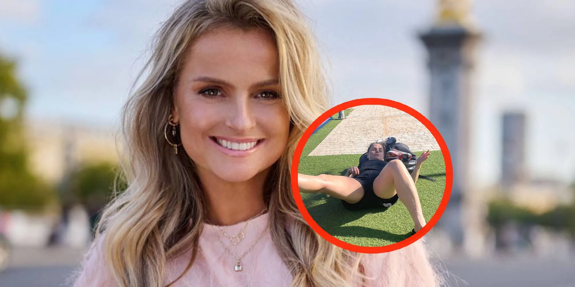 foto fatima moreira de melo laat zich tussen de benen kijken