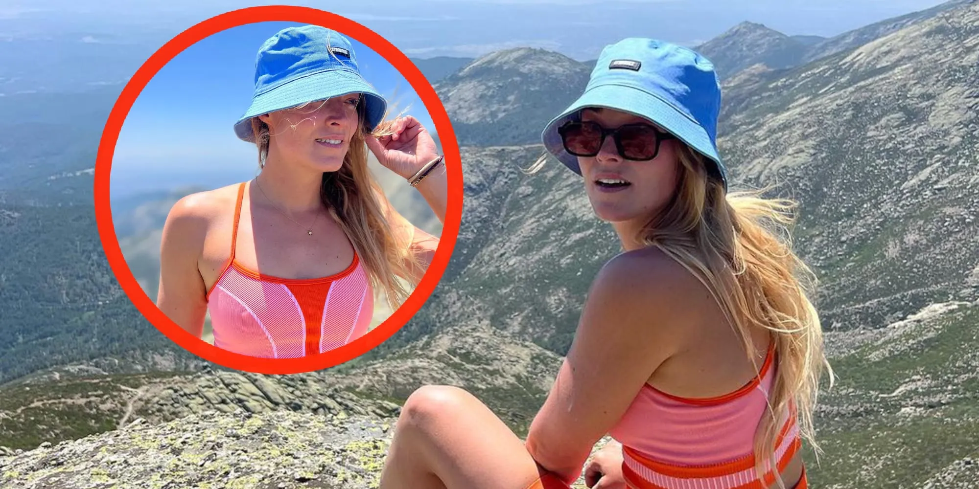 foto geraldine kemper hijst zichzelf in nauw pakje tijdens vakantie