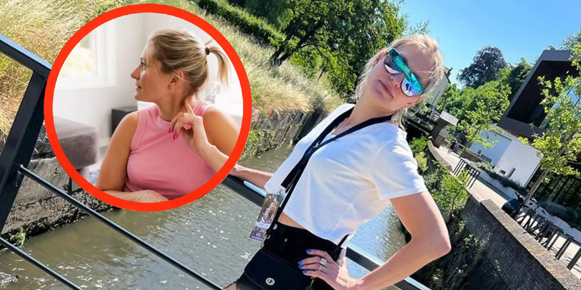 foto gewilde roxane knetemann laat prive boekje zien