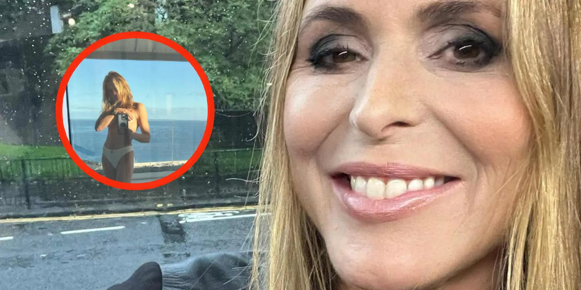 foto heleen van royen laat zich zonder kleding op balkon zien