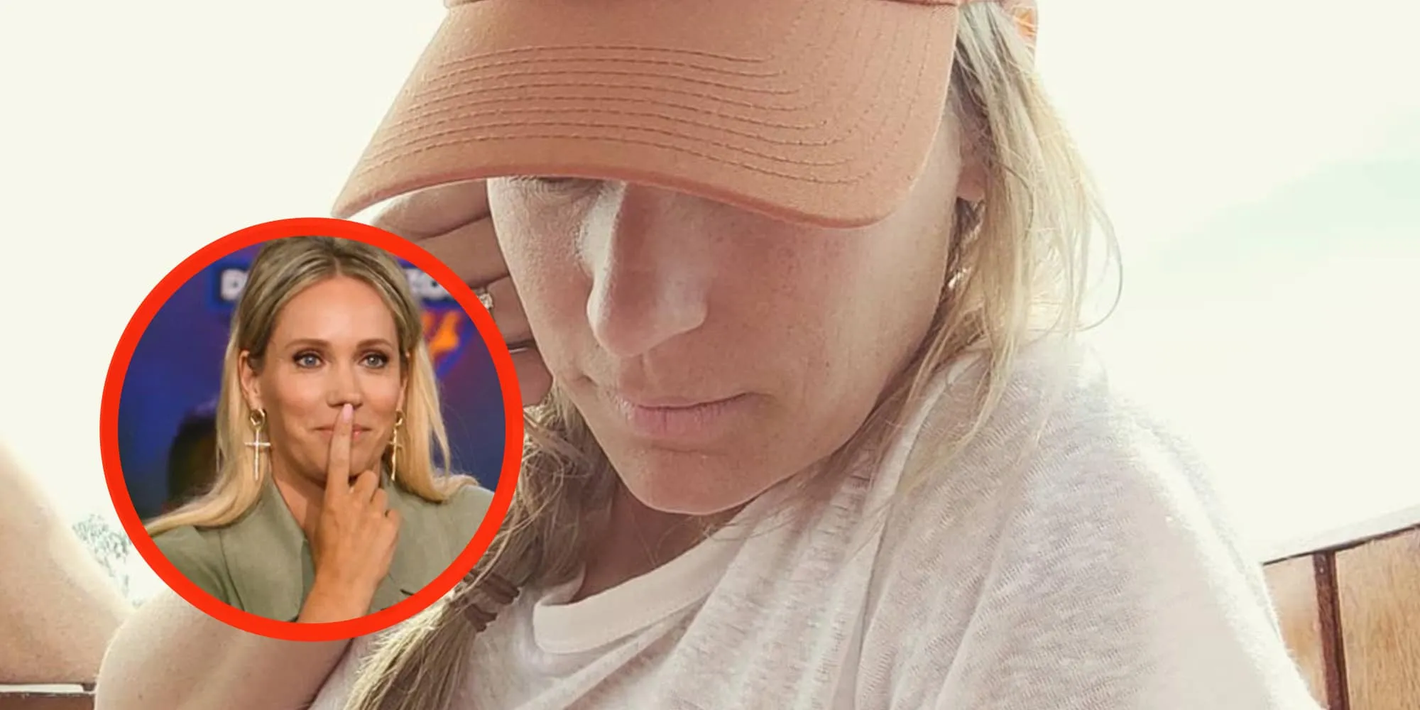 foto helene hendriks toont lichaamsdeel waar ze zich voor schaamt tijdens de oranjezomer