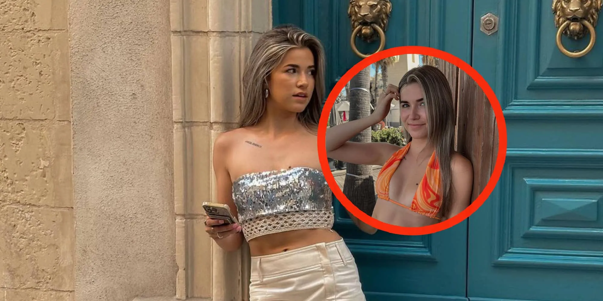 foto jade anna in piepklein zwemtopje laat haar volgers zweten