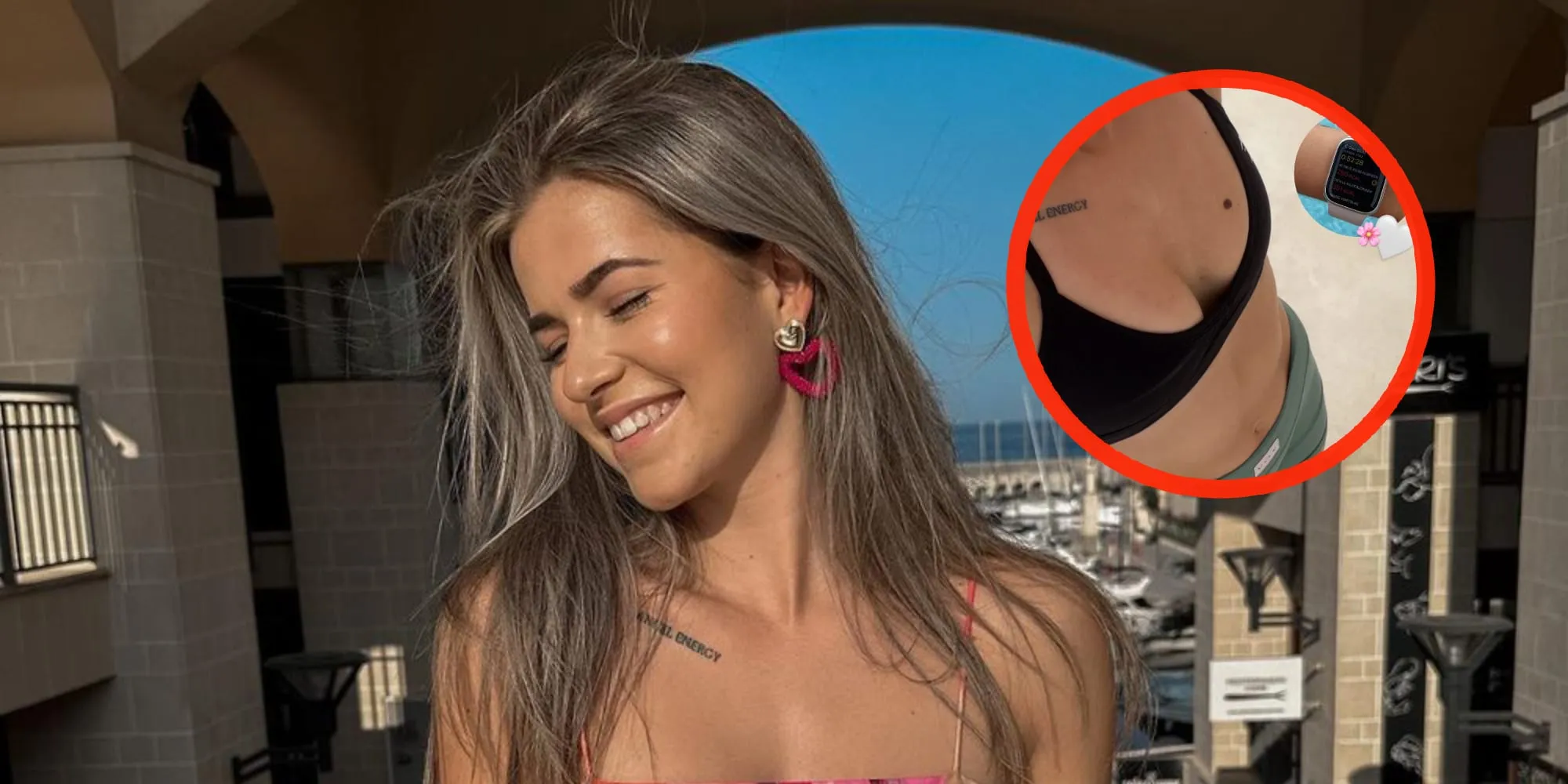foto jade anna laat al haar vormen zien in nietsverhullend sportpakje