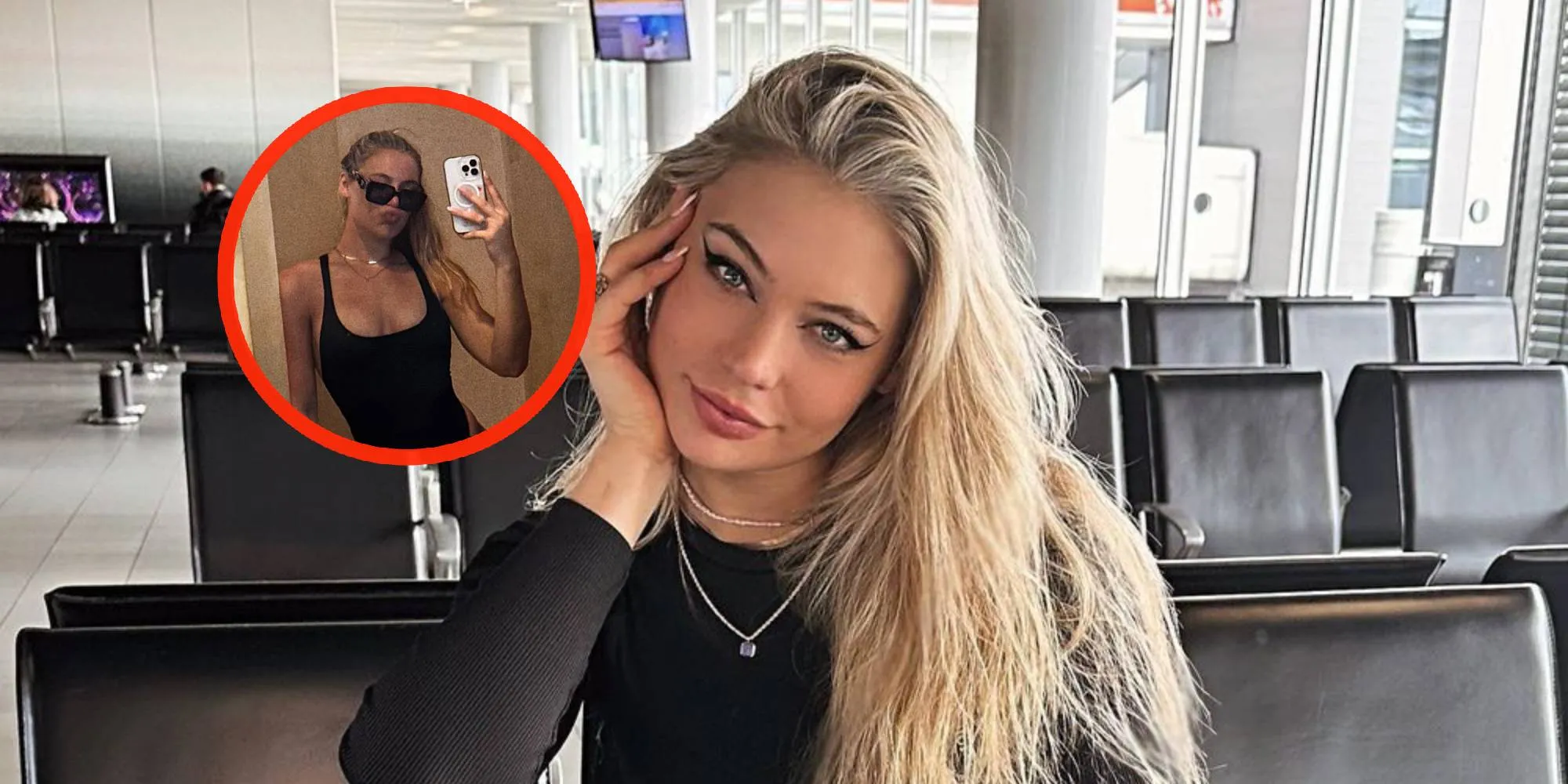 foto jutta leerdam laat bijna alles zien in luchtig jurkje