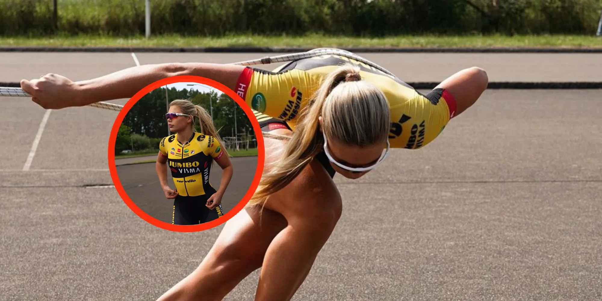 foto jutta leerdam laat vriend jake paul kwijlen in extreem strak pakje