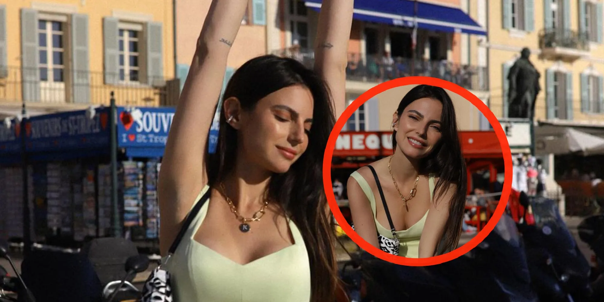 foto kelly piquet riskeert alles met kortste jurkje ooit