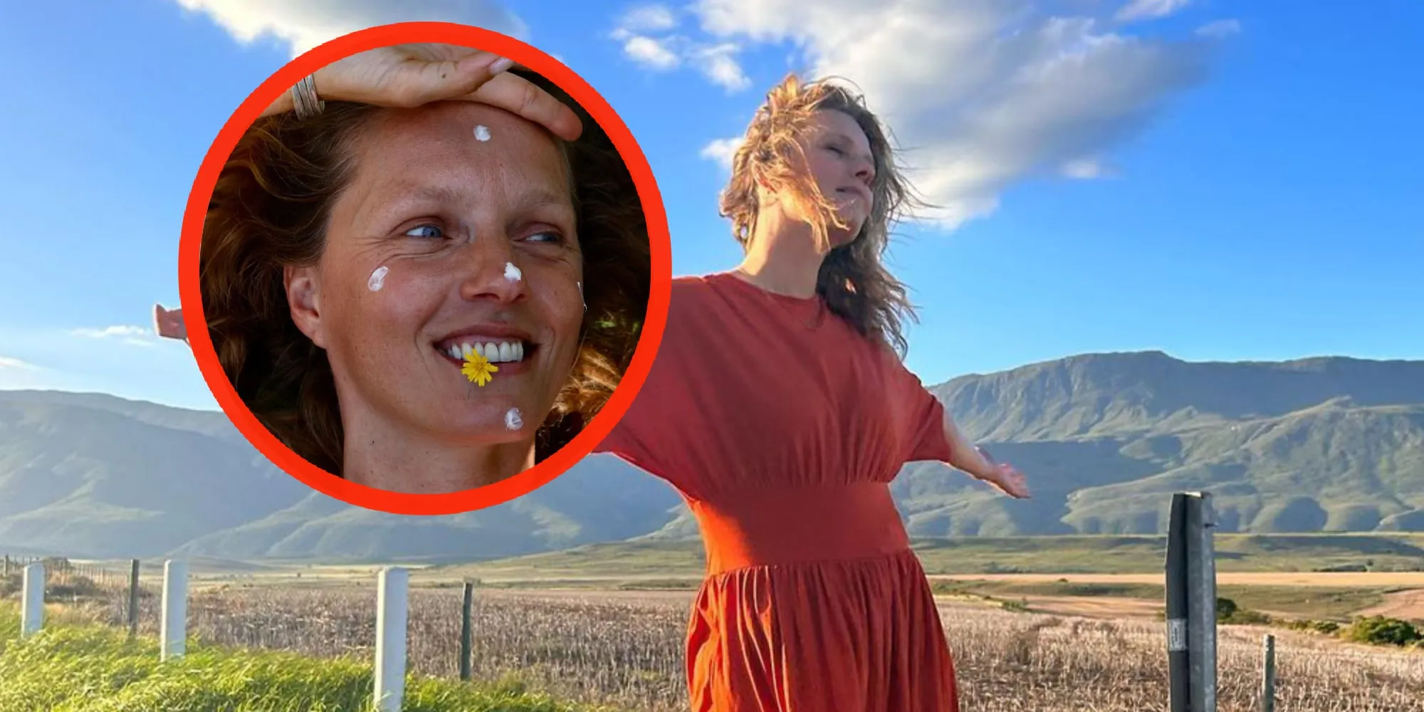 foto leonie ter braak duikt zonder broek de bosjes in