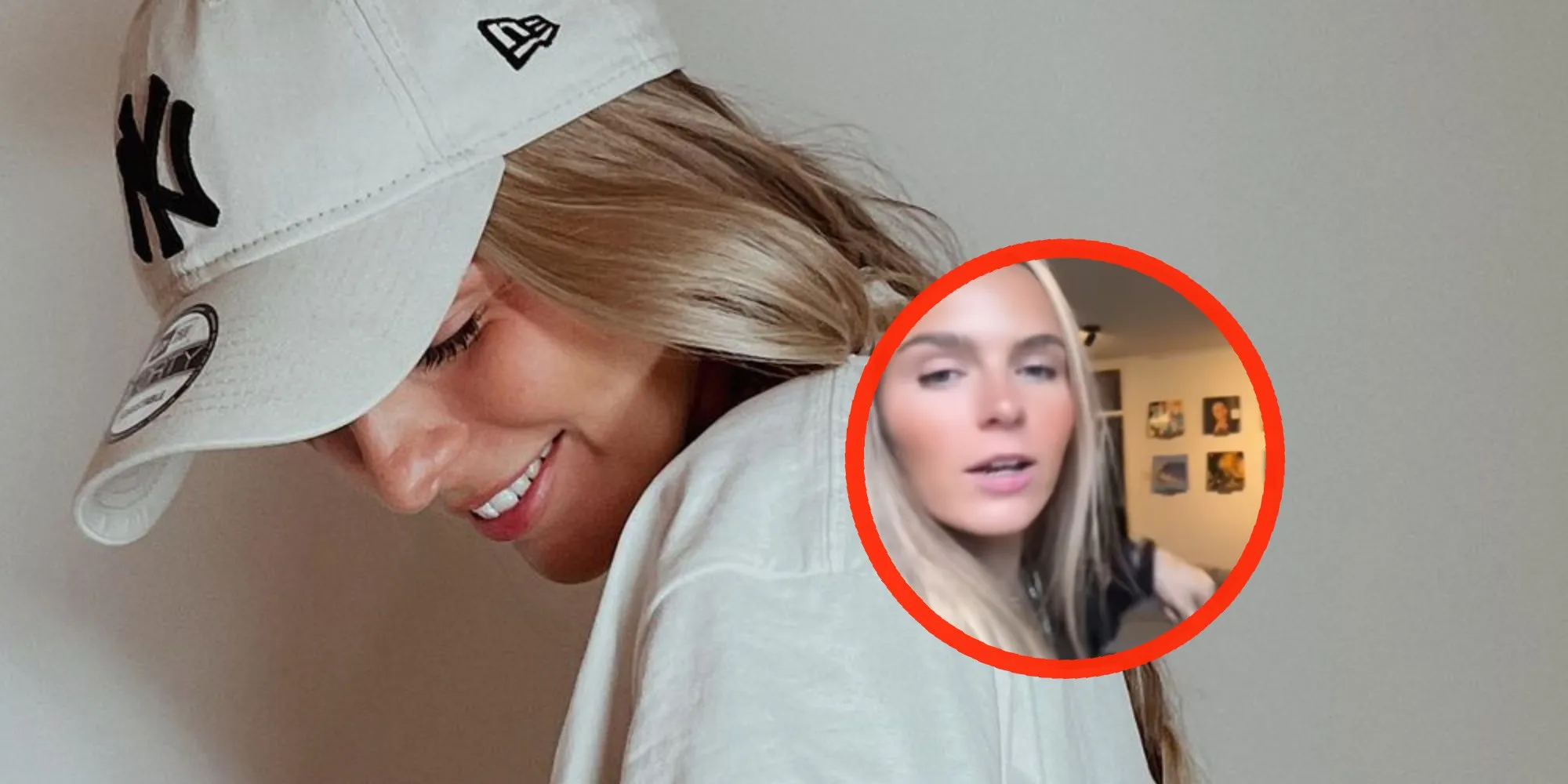foto lies zhara laat luchtige pyjama van haar schouder vallen 4