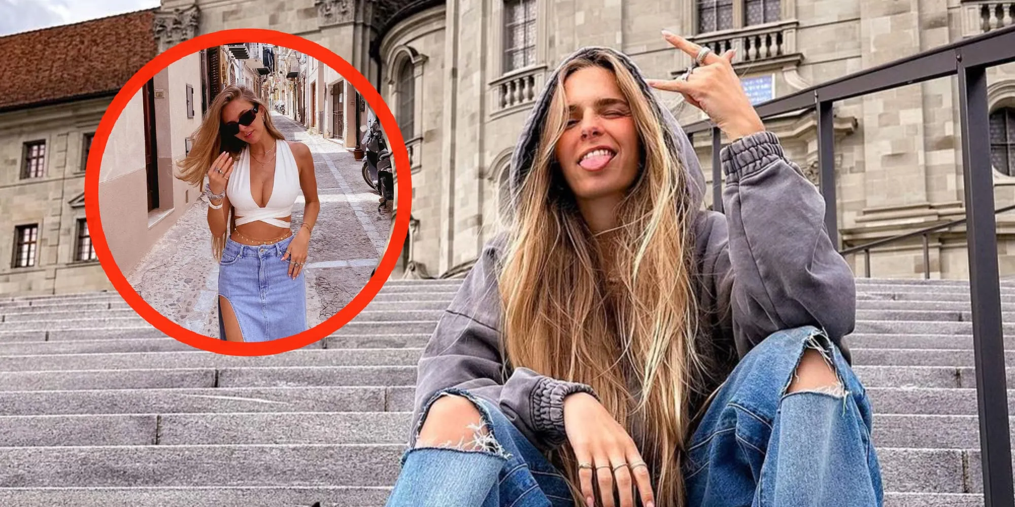 foto lies zhara pronkt met haar enorme troeven tijdens vakantie
