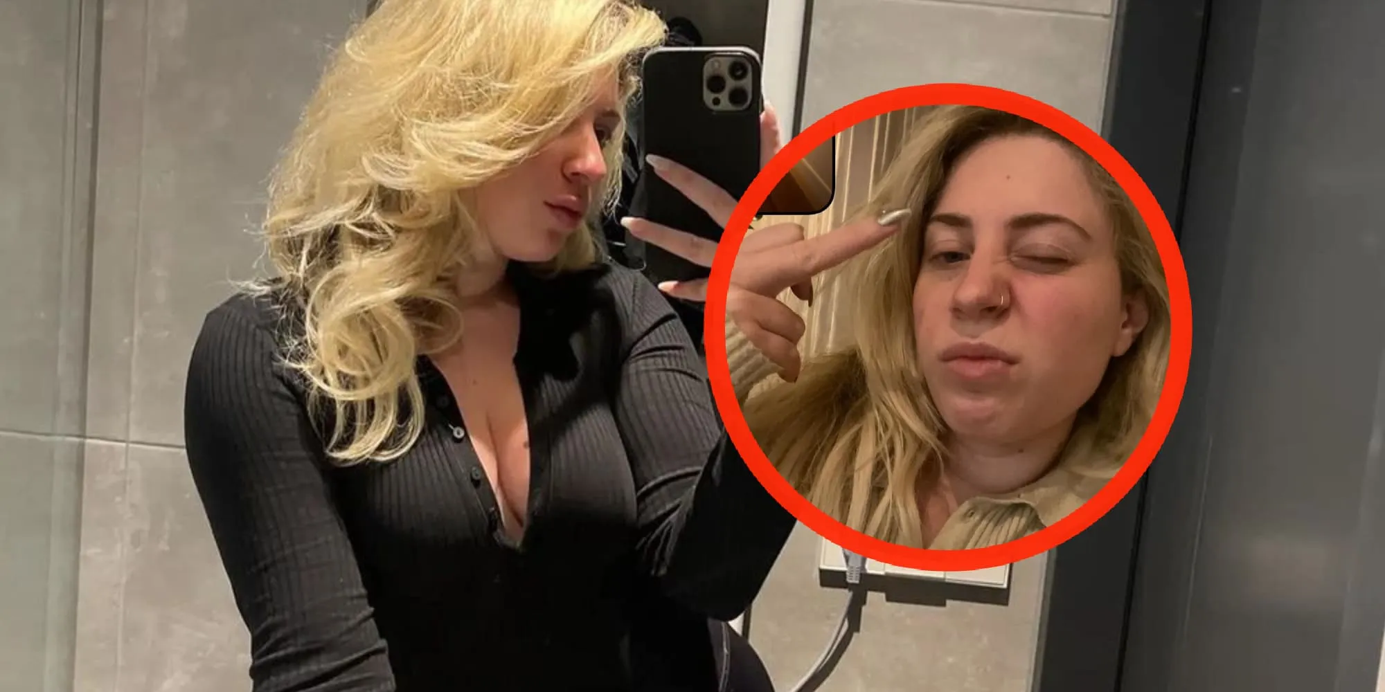 foto lisa vol van og3ne laat haar troeven afknellen in strak shirtje