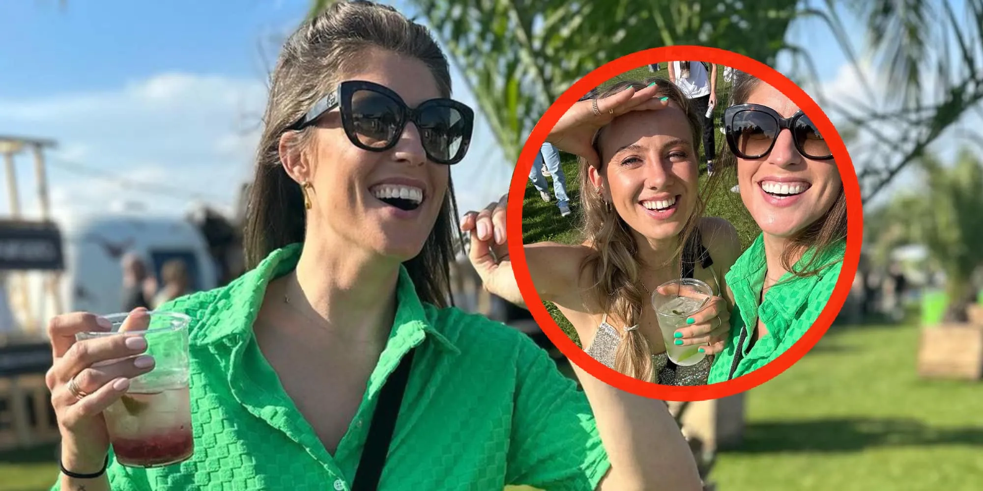 foto marieke elsinga geniet van laatste zon in spannend pakje