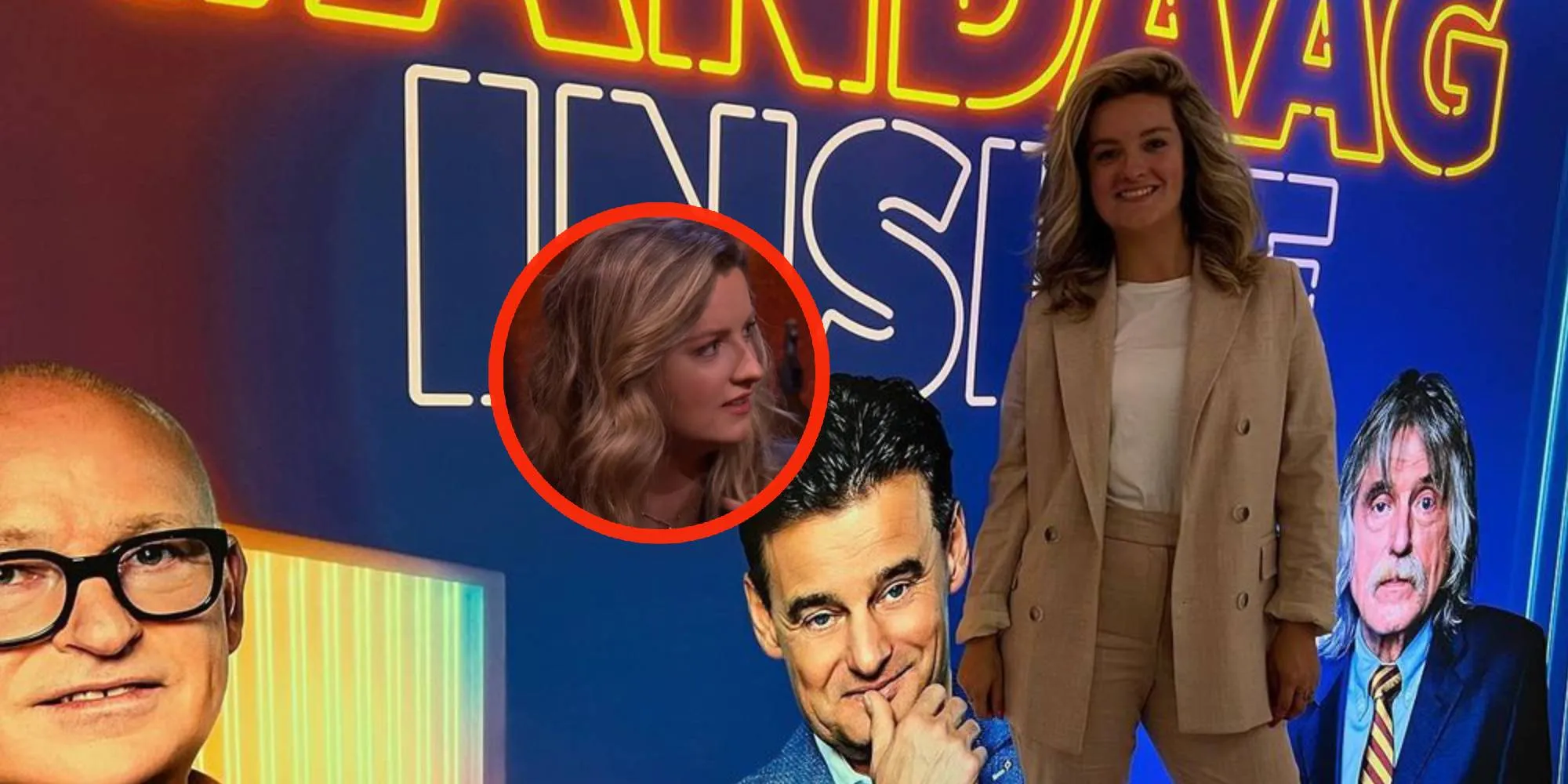 foto merel ek spuit per ongeluk kleverig goedje over gerard joling bij vandaag inside