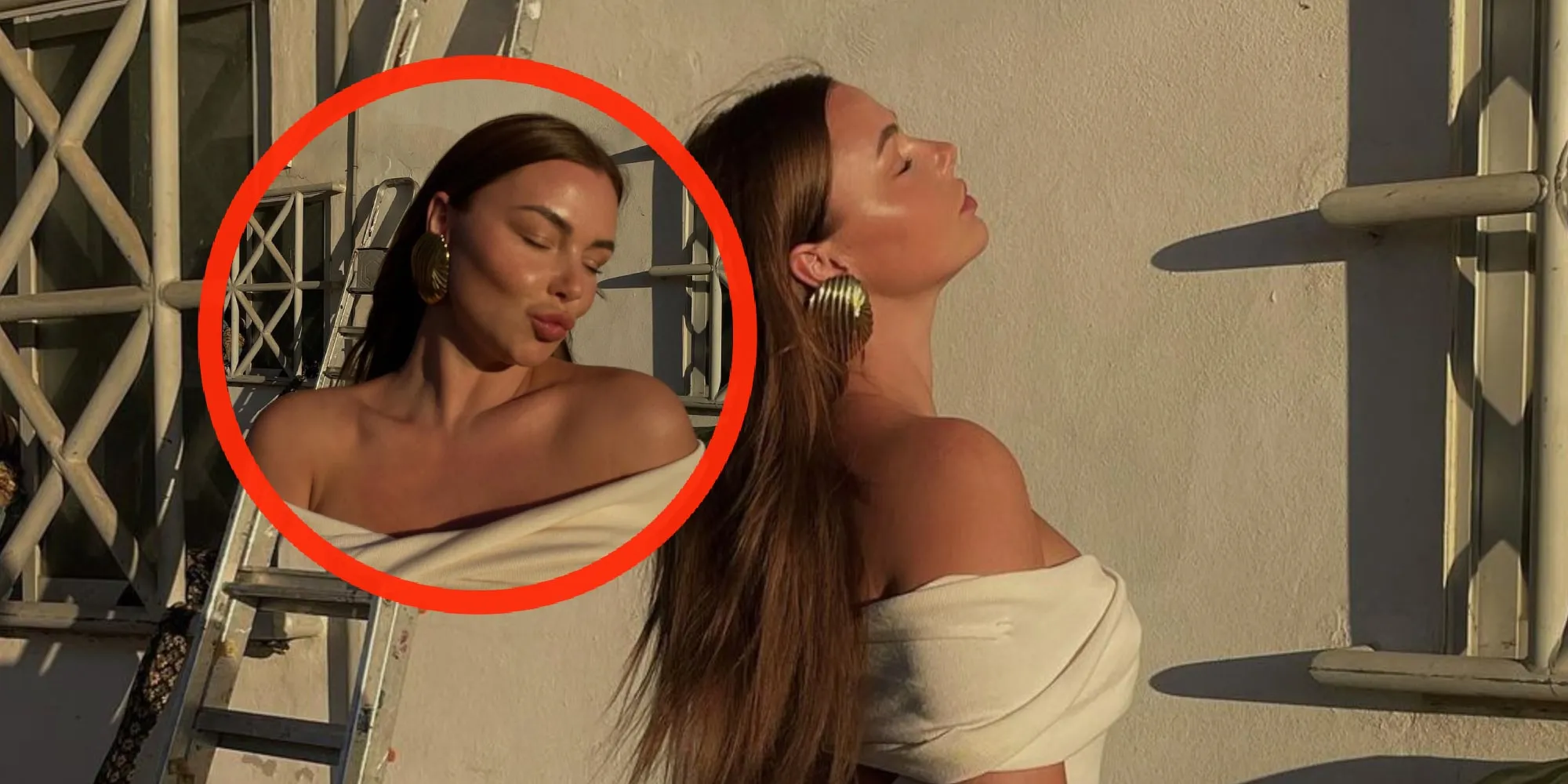 foto model vivian hoorn laat haar fabelachtige rondingen zien in strak zomerjurkje