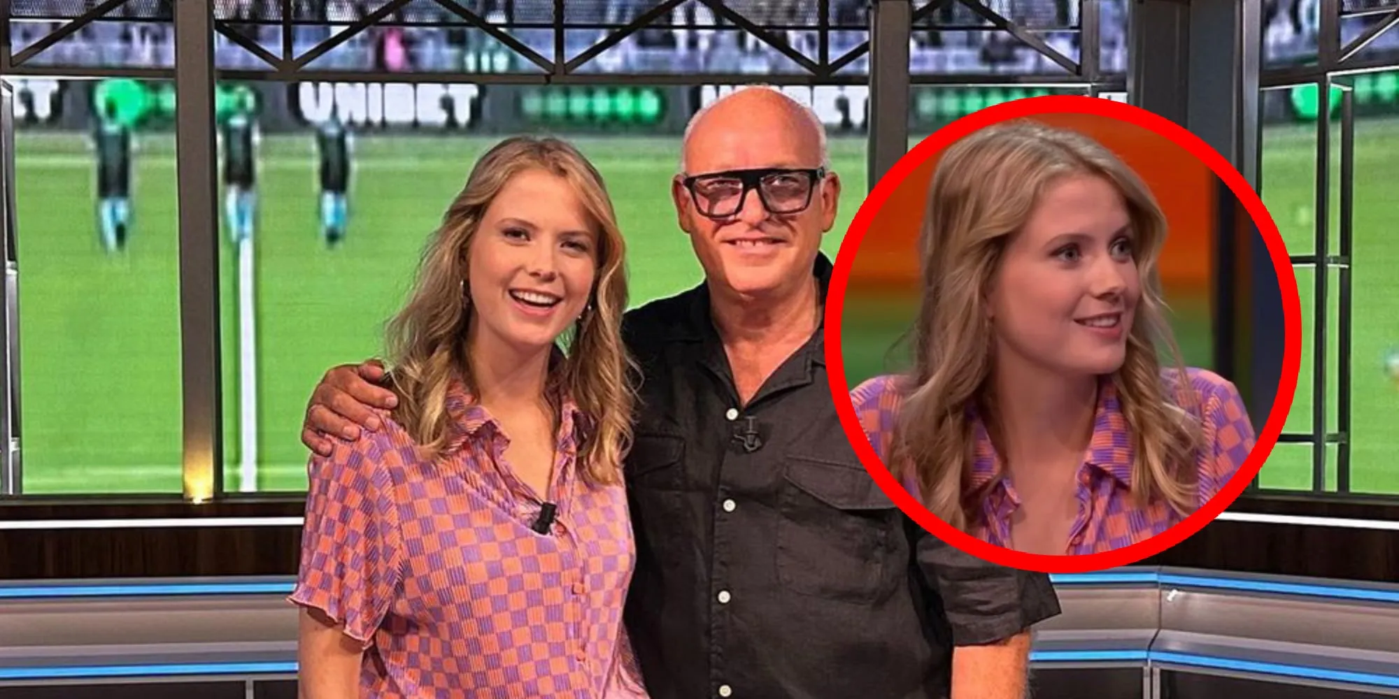 foto noa vahle verwent kijker tijdens heet europees avondje