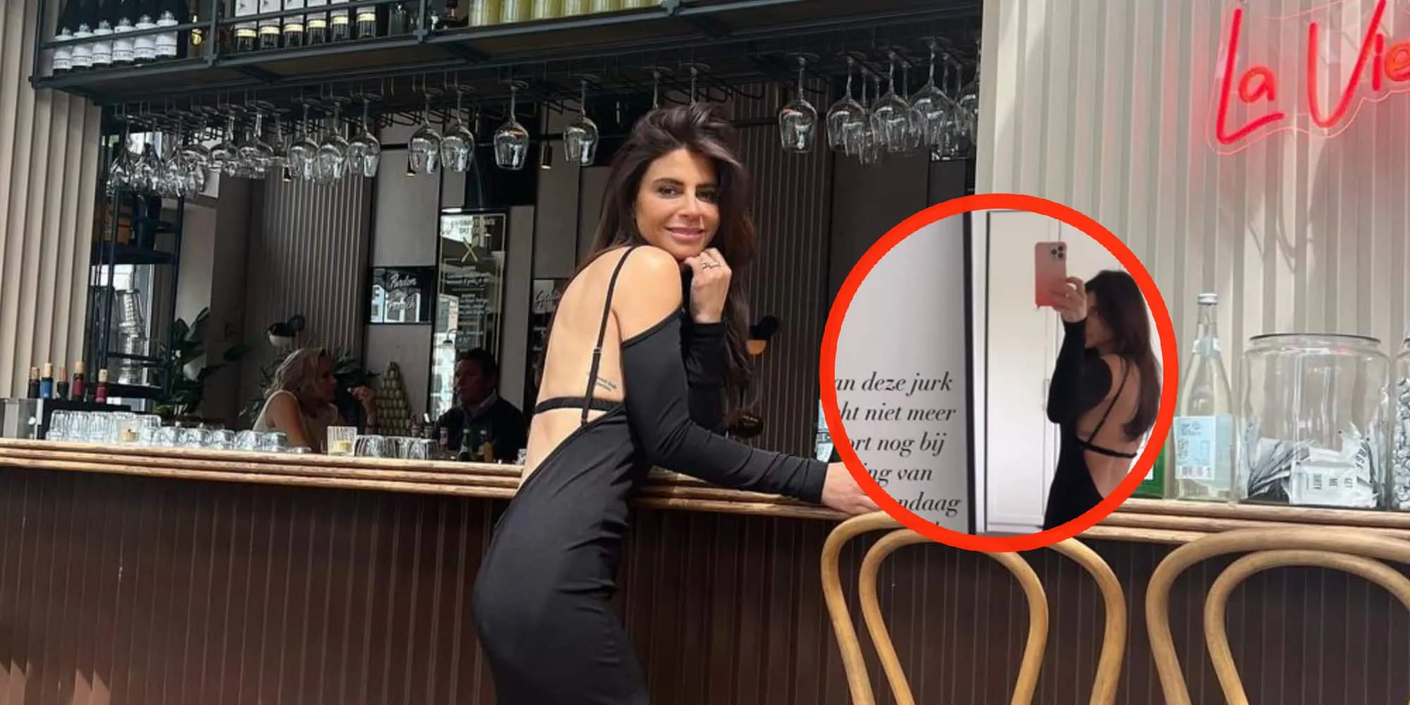 foto olcay gulsen laat tijdens omkleden iets meer zien dan de bedoeling was