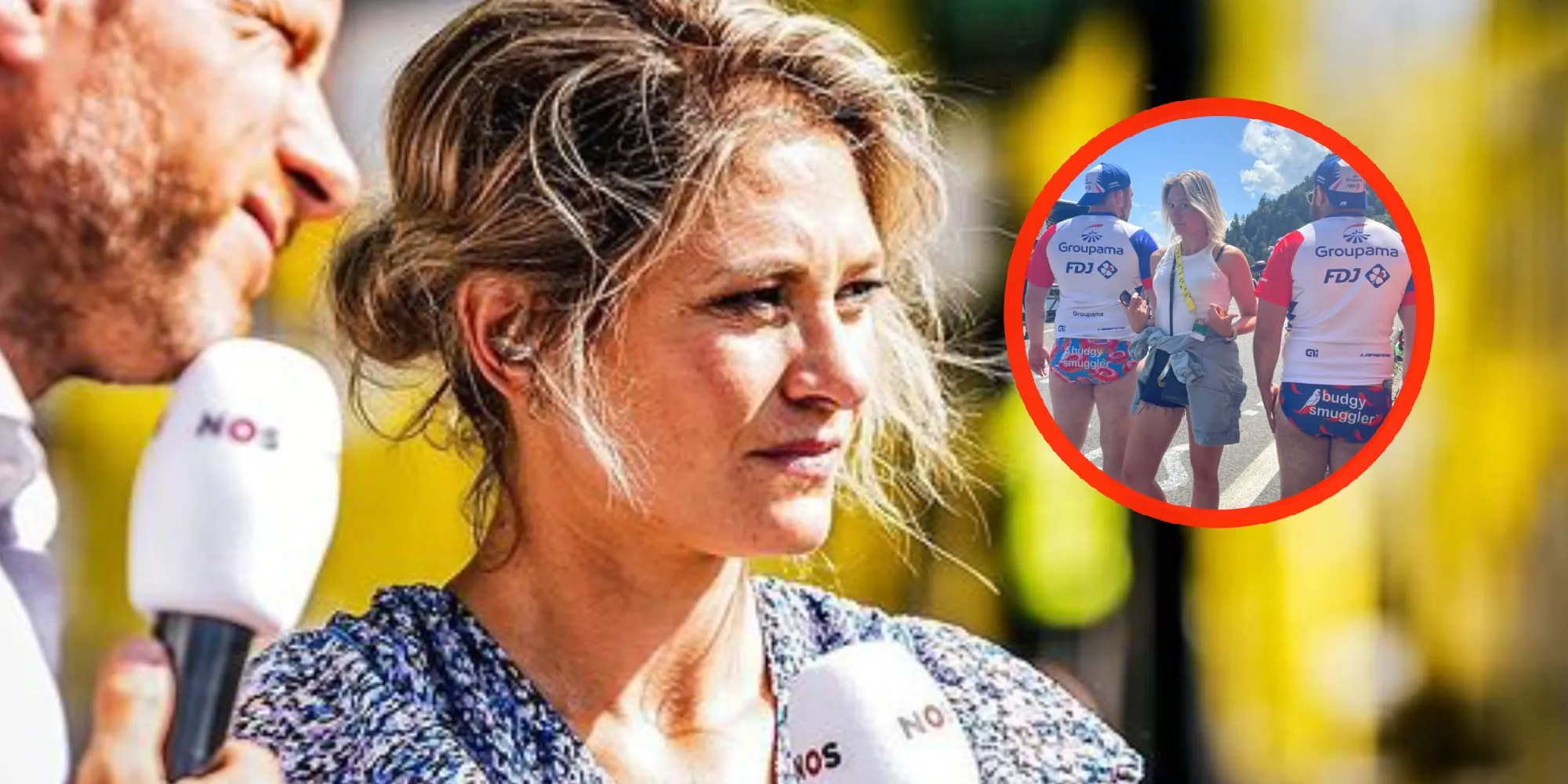 foto omstanders gaan spontaan uit de kleren voor roxane knetemann tijdens tour de france